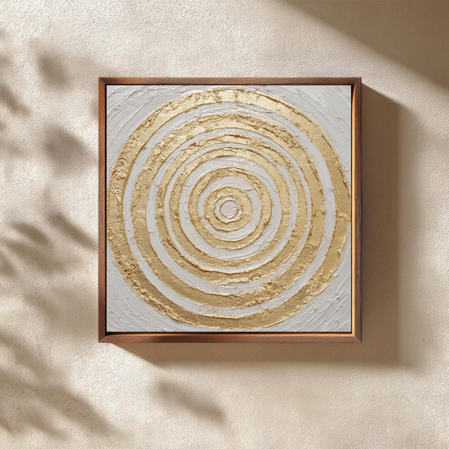 Abstract Golden Whirl