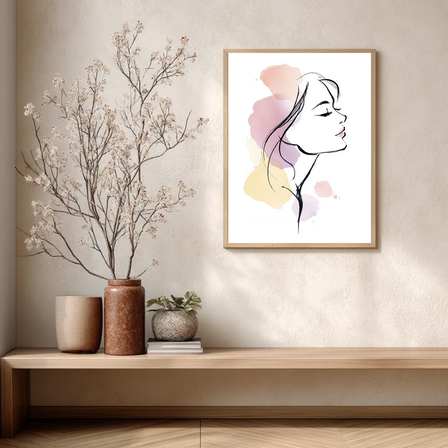Minimalist Girl Lines