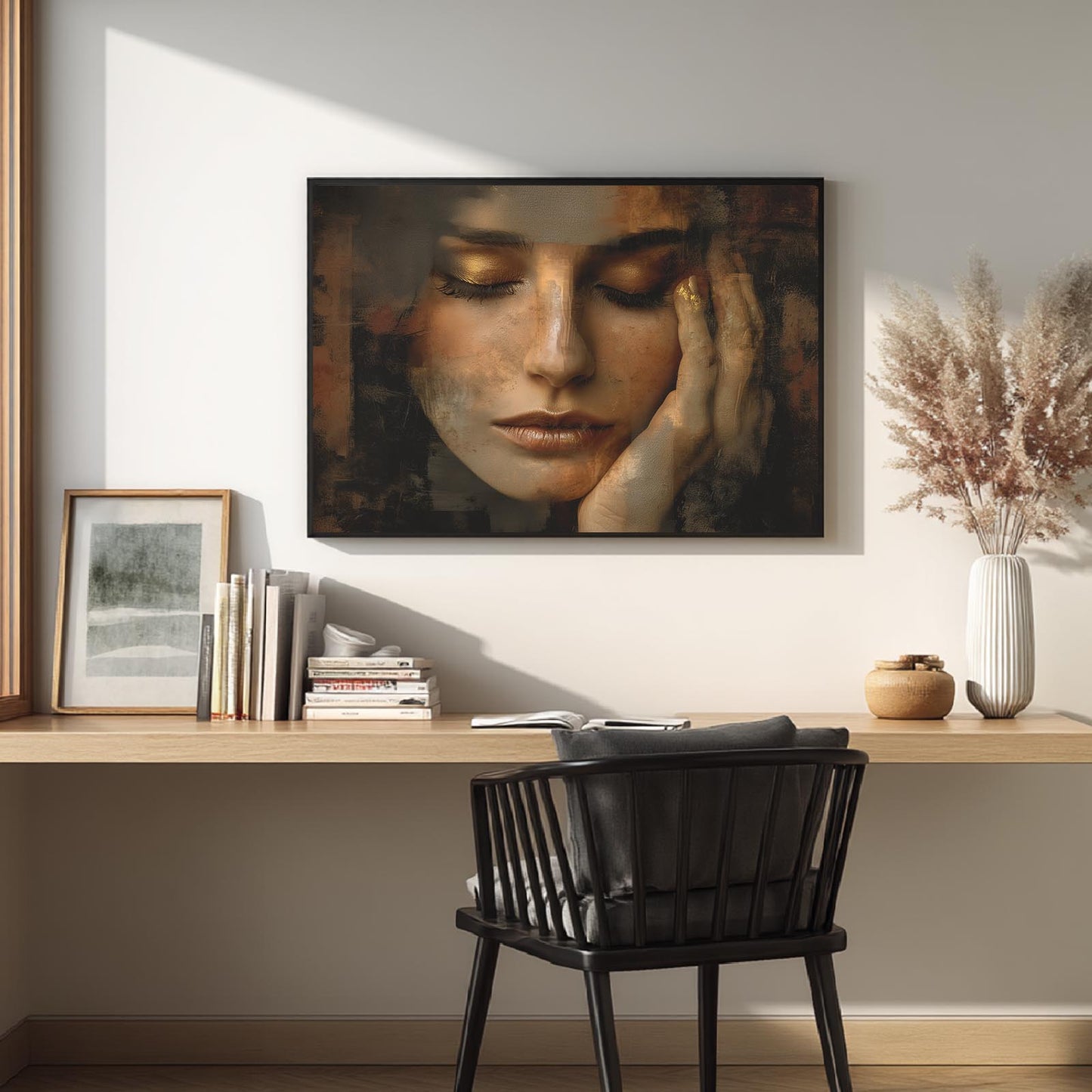 Abstract Beautiful Woman Portrait
