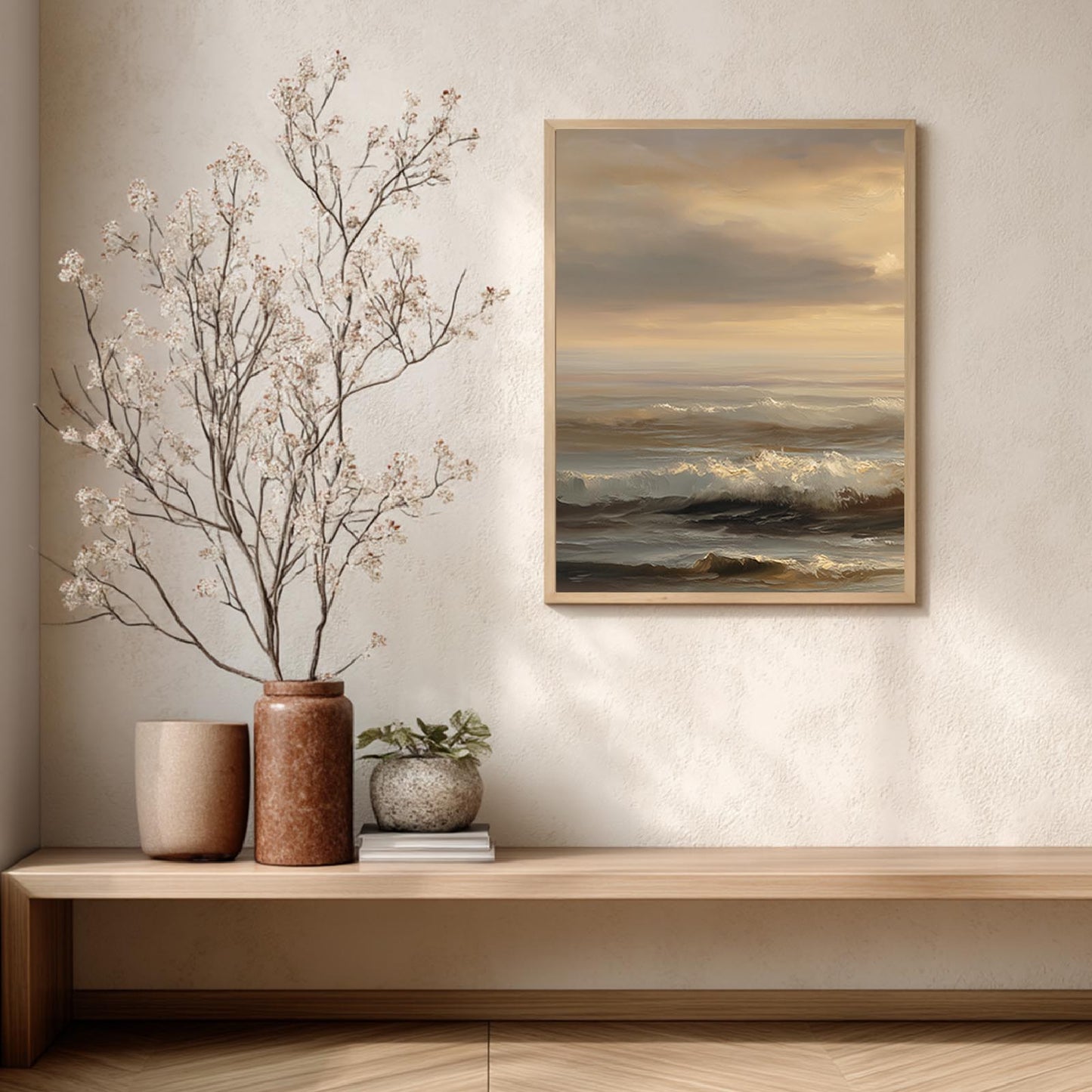 Abstract Landscape Sunshine Sea