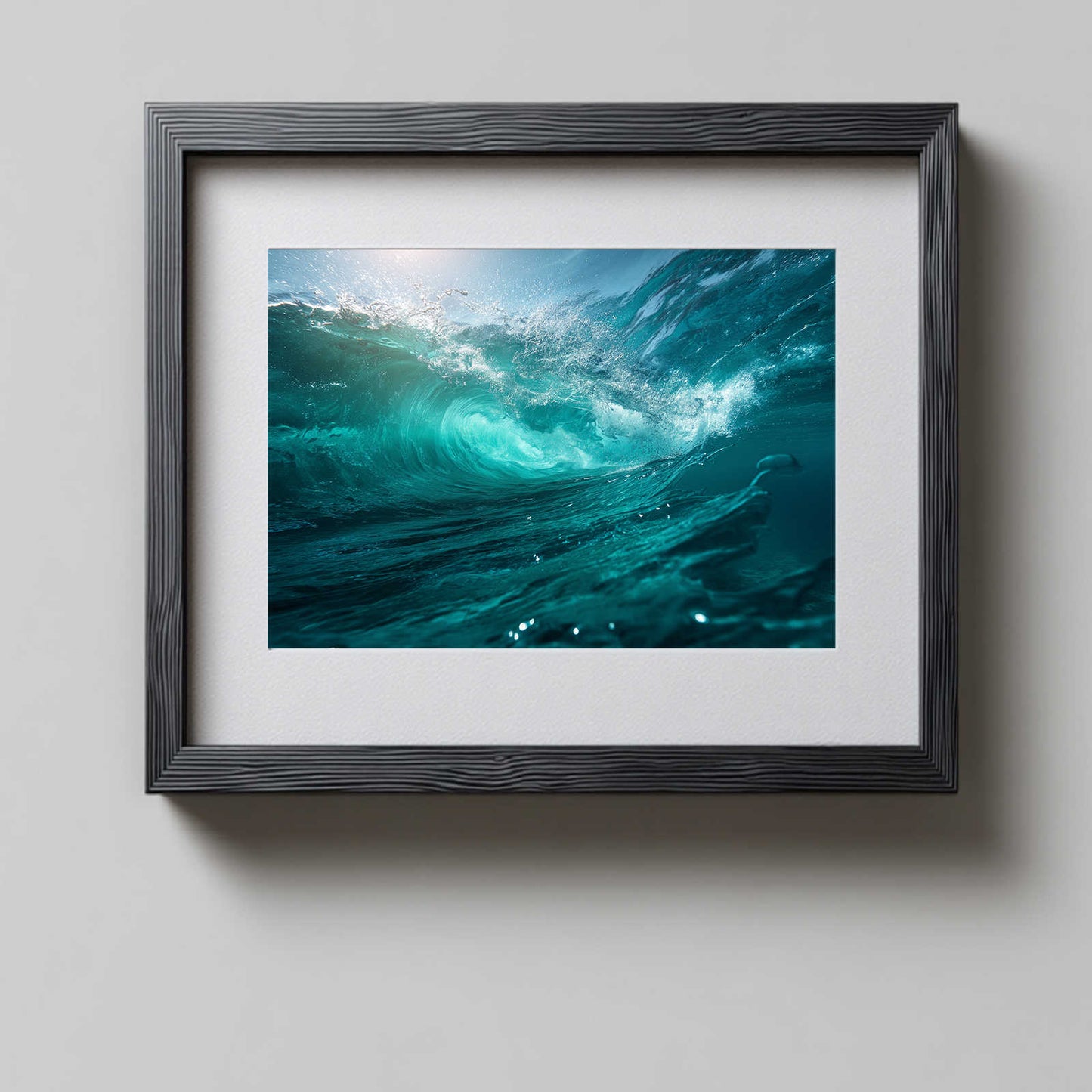 Modern Blue Sea Waves