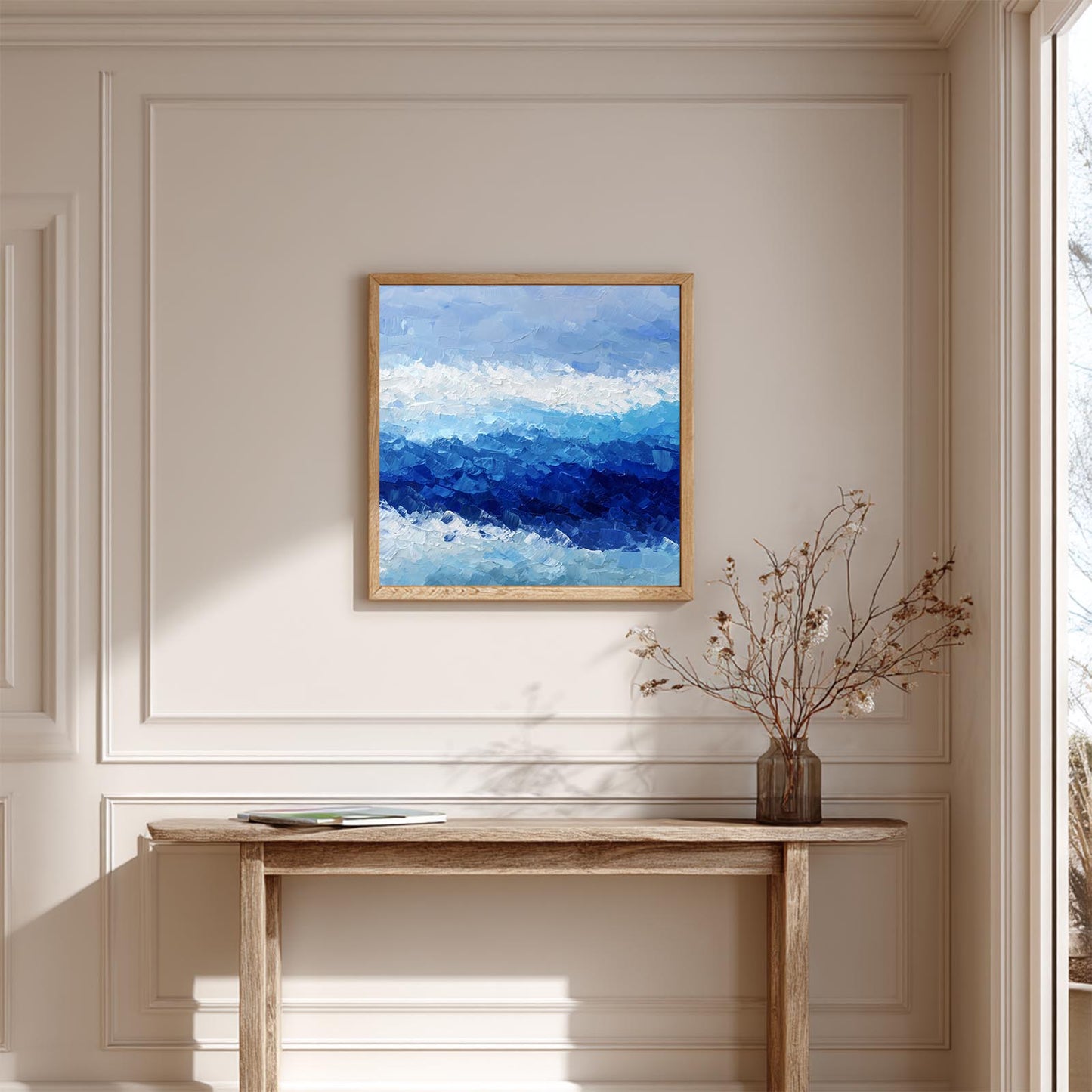 Abstract Blue Waves