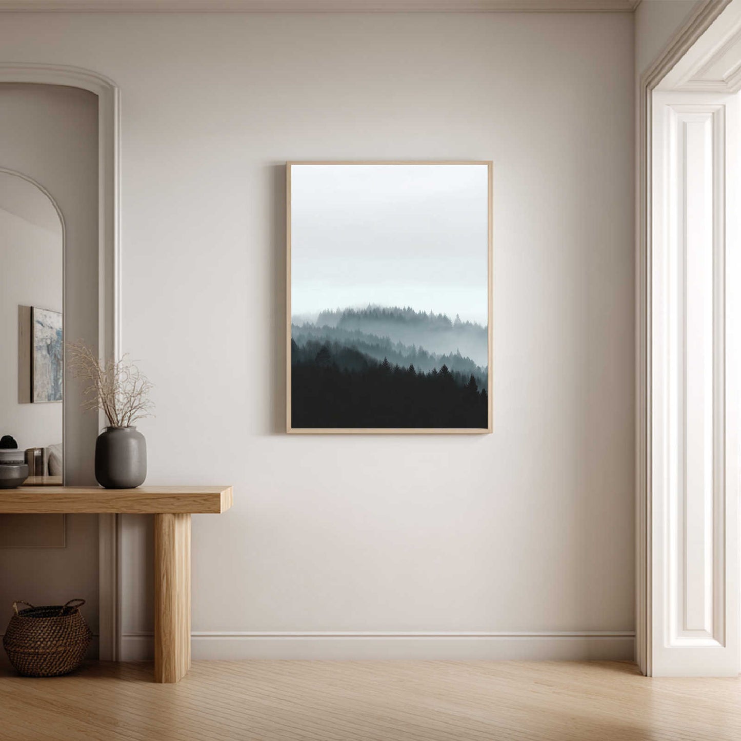 Mountain Forest Abstract Landscape