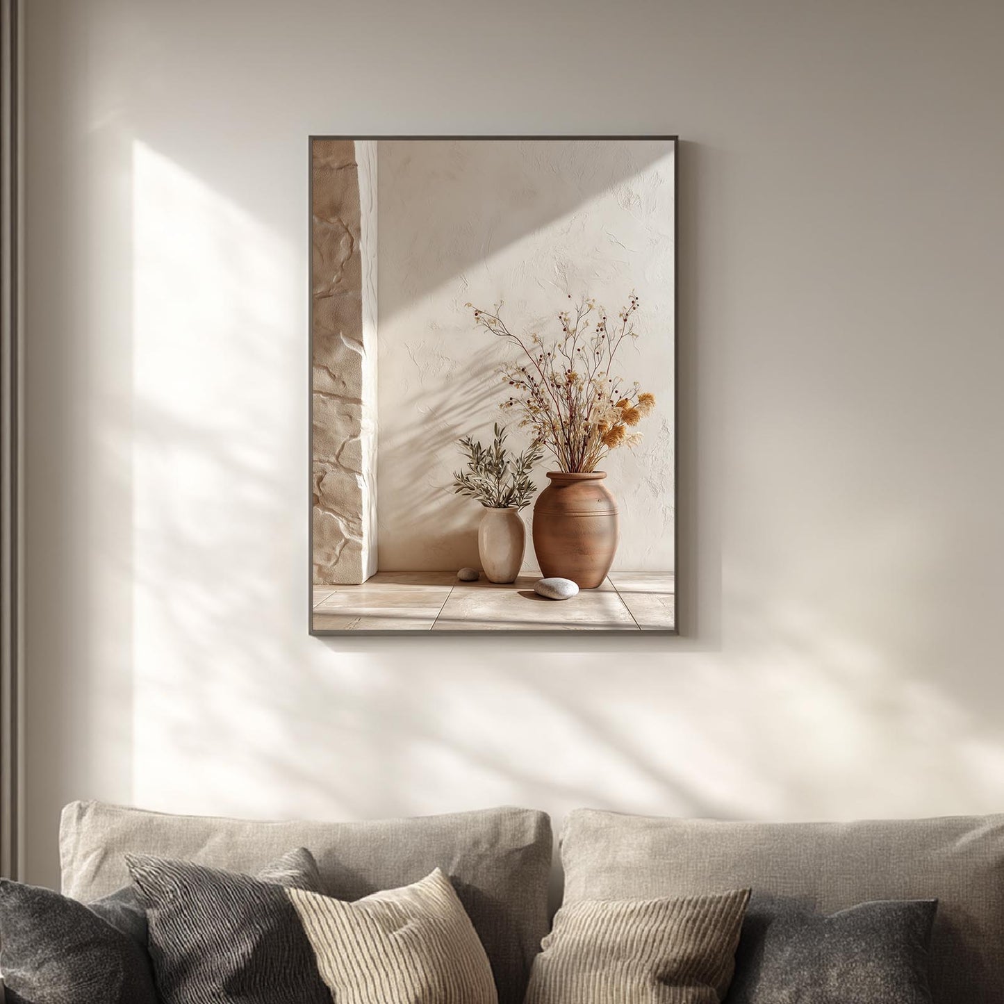 Modern Olive Tree Courtyard