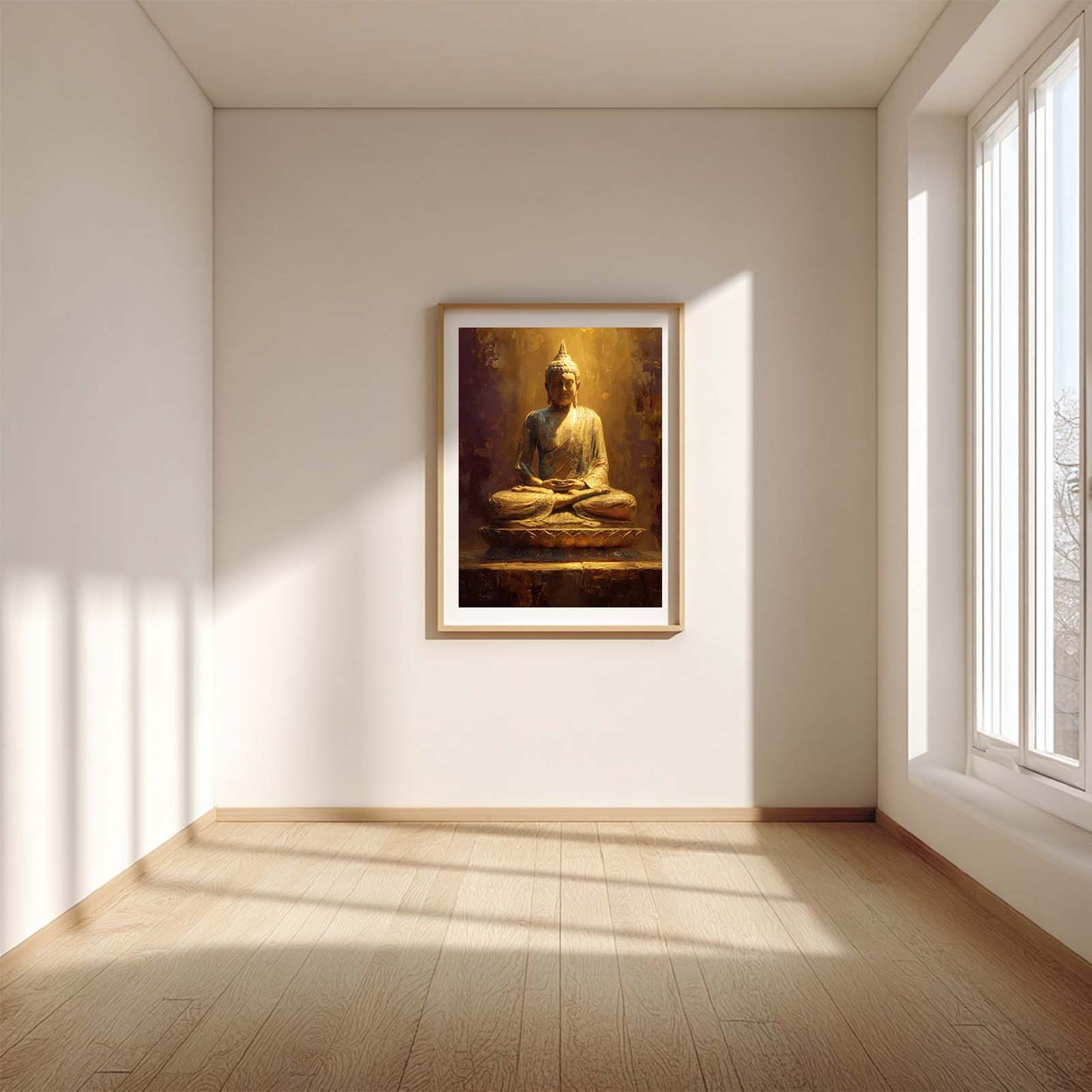 Abstract Vintage Buddha