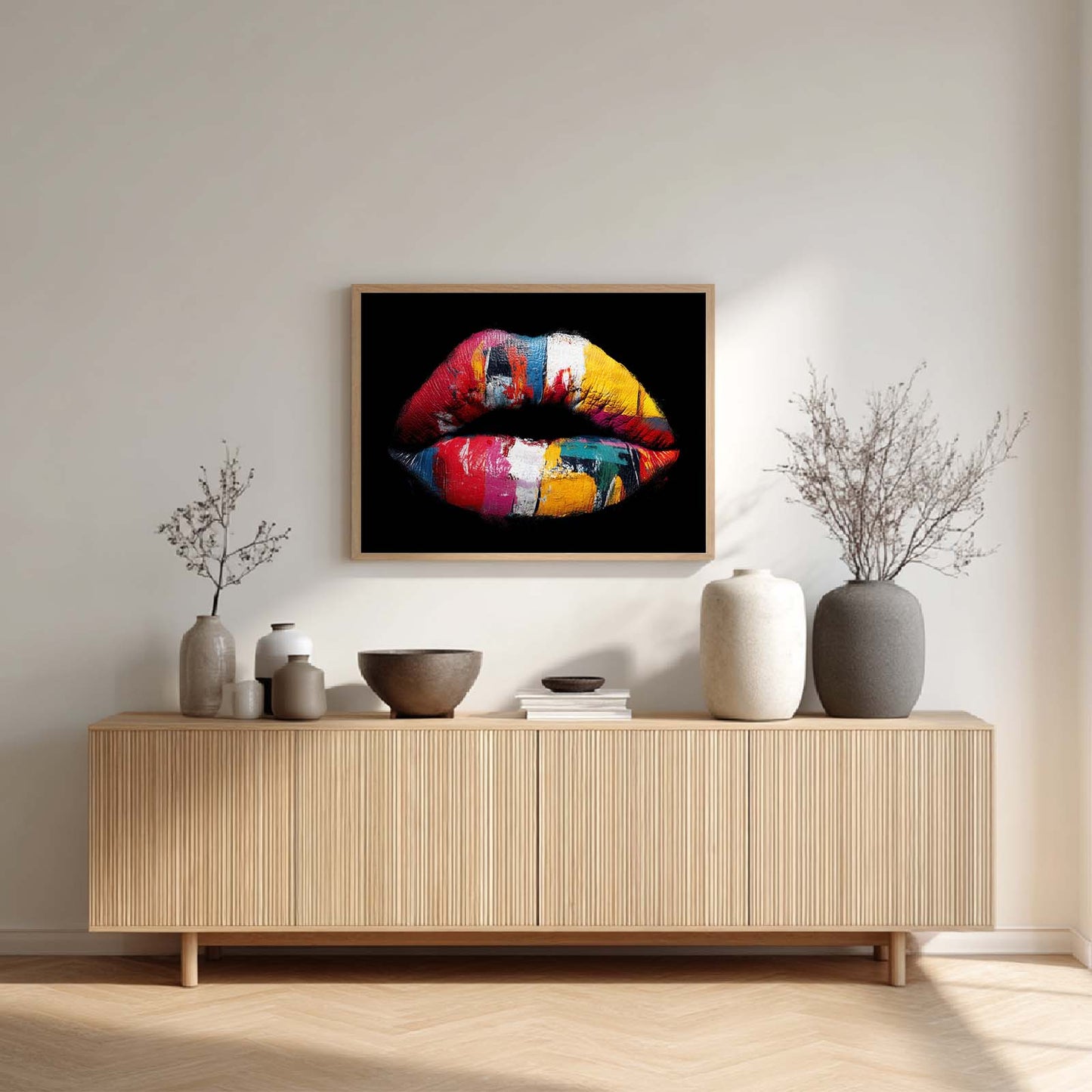 Colored Lips Abstract