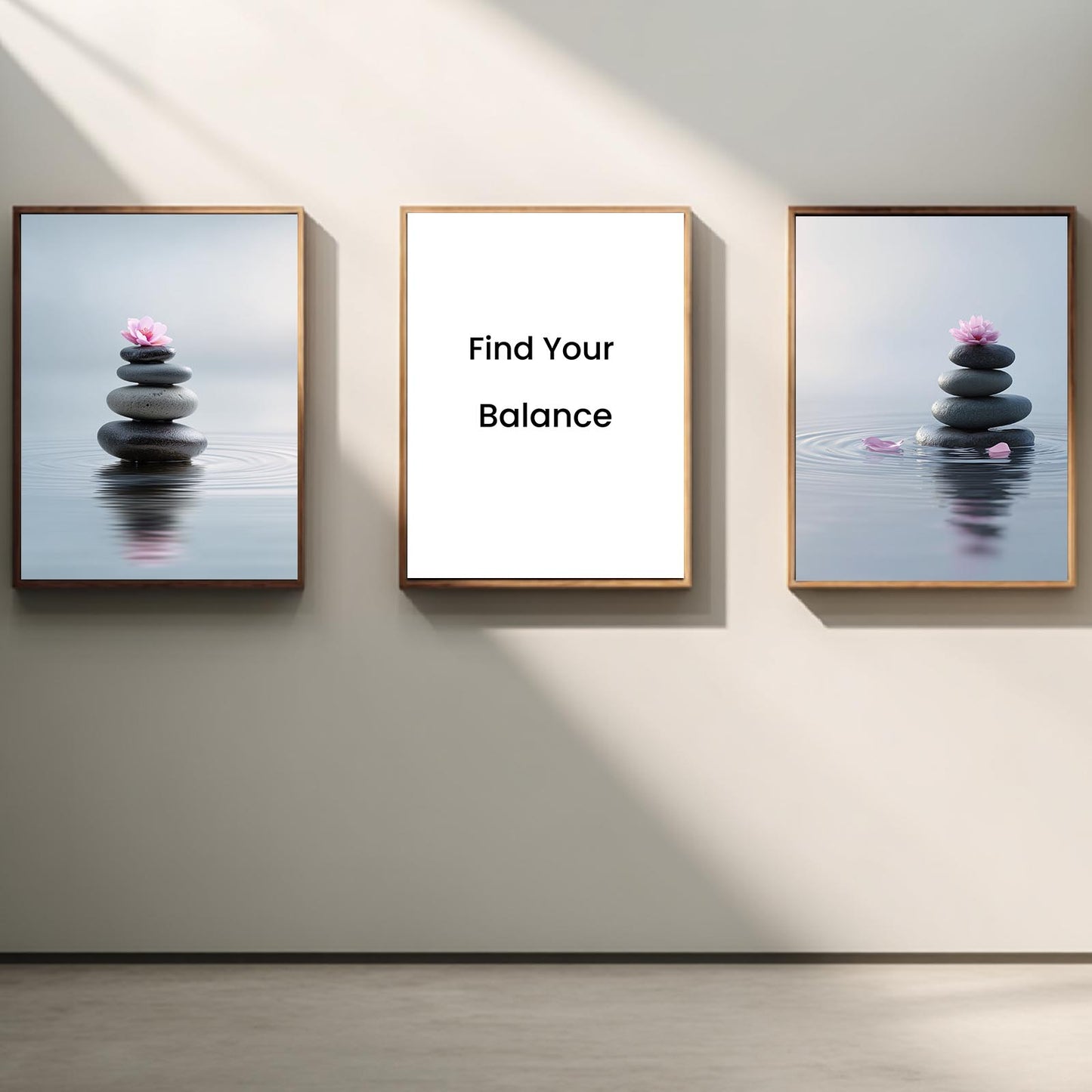 Zen Stone Balance Abstract