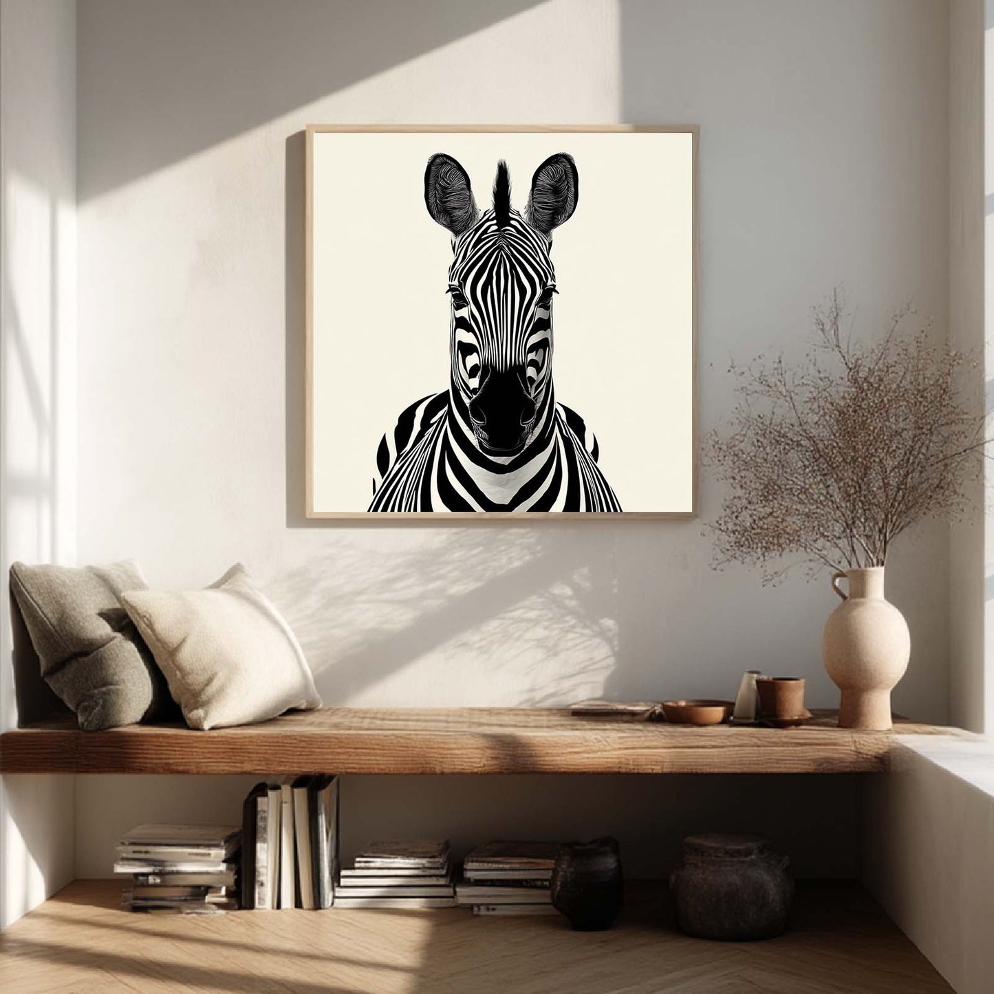 Zebra Abstract Beige