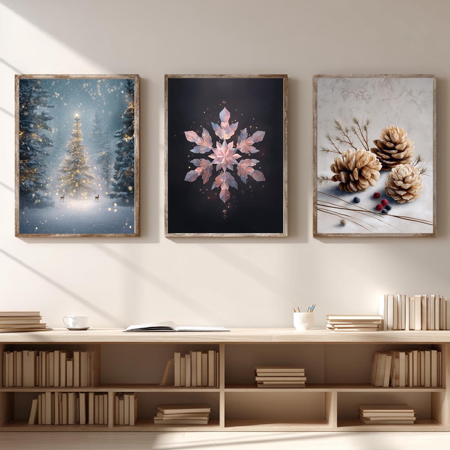 Christmas Winter Theme Abstract