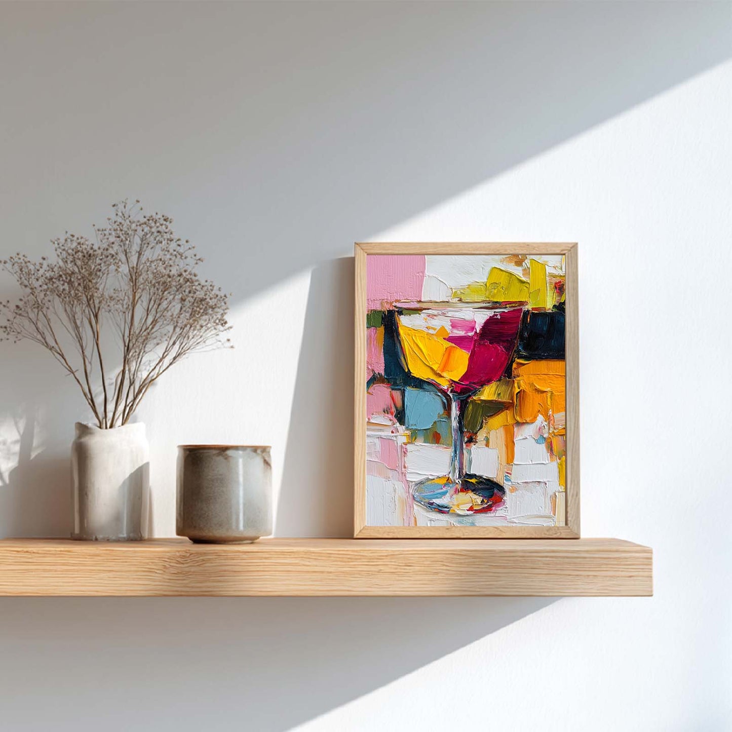 Abstract Oil Painting Cocktail