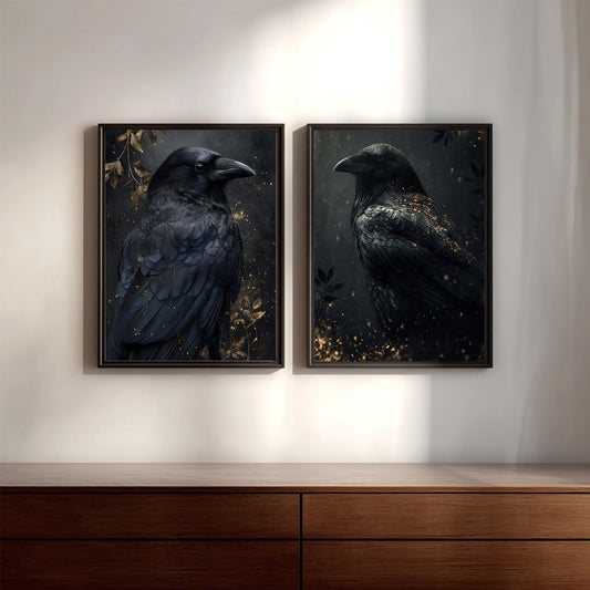 Abstract Animal Crow