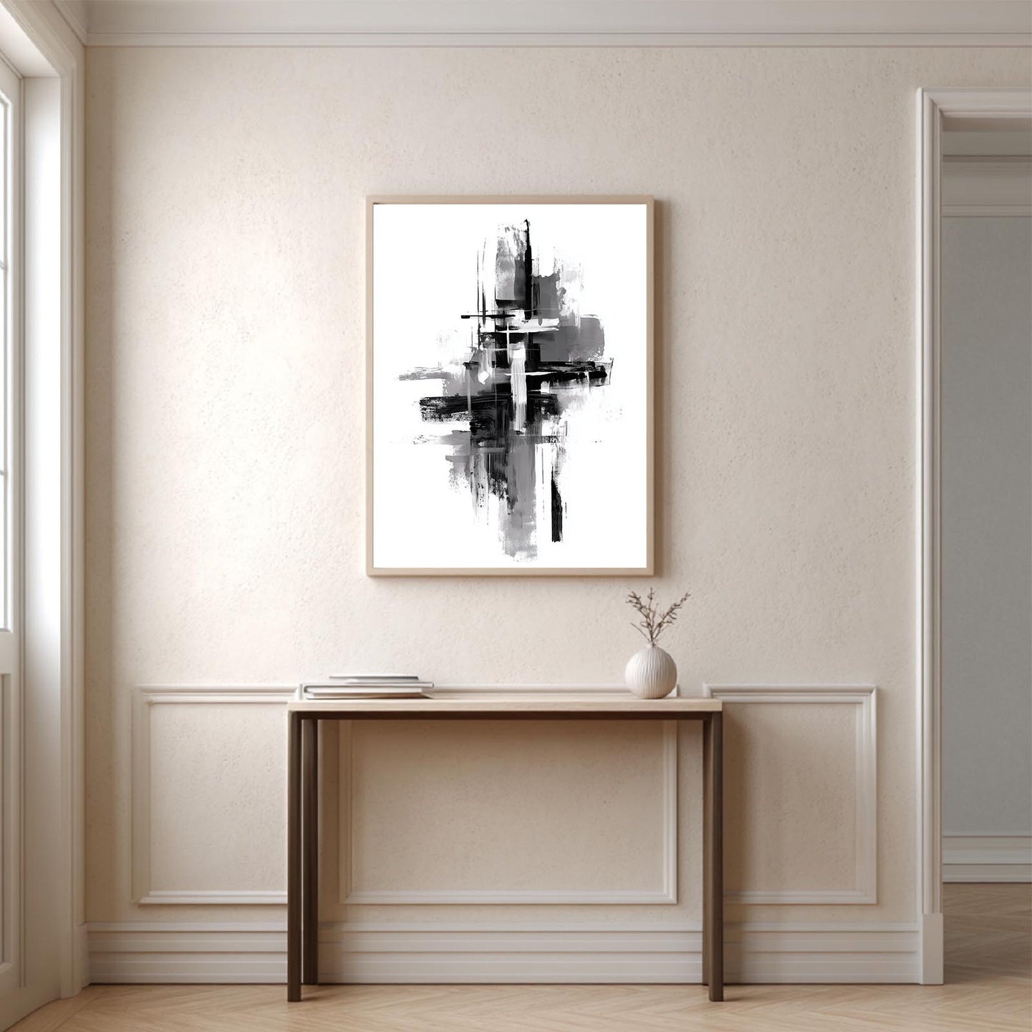 Minimalist Abstract Black Line
