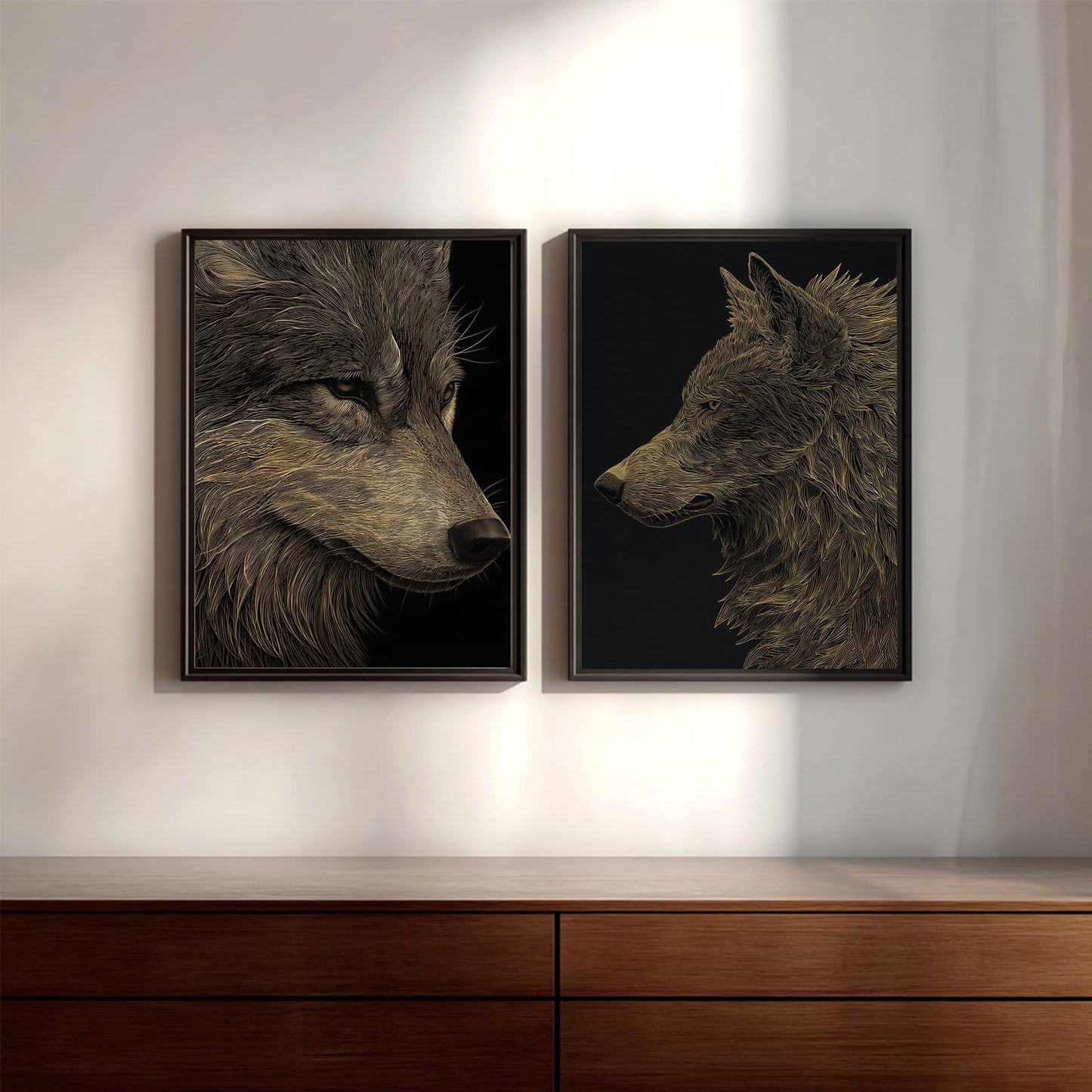 Animal Portraits Minimalist Abstract