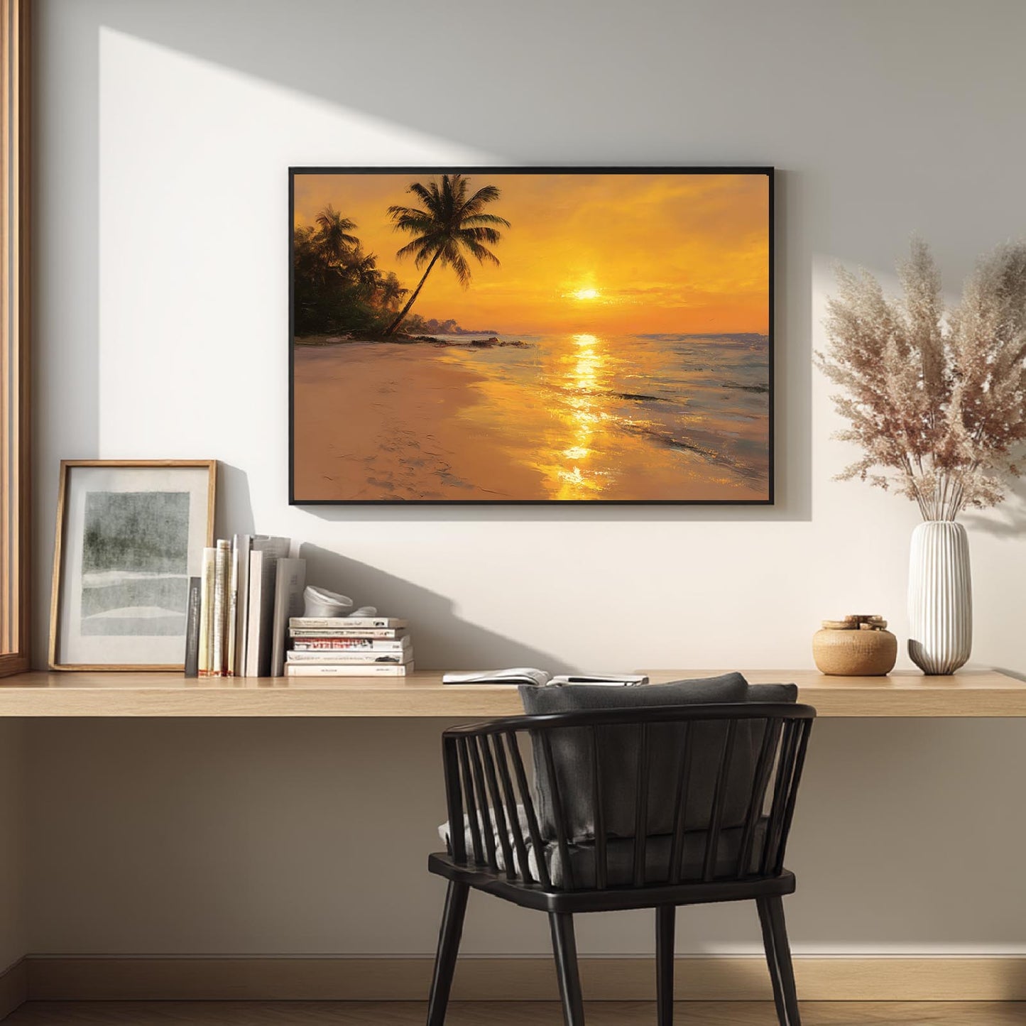 Beach Sunset Abstract Landscape