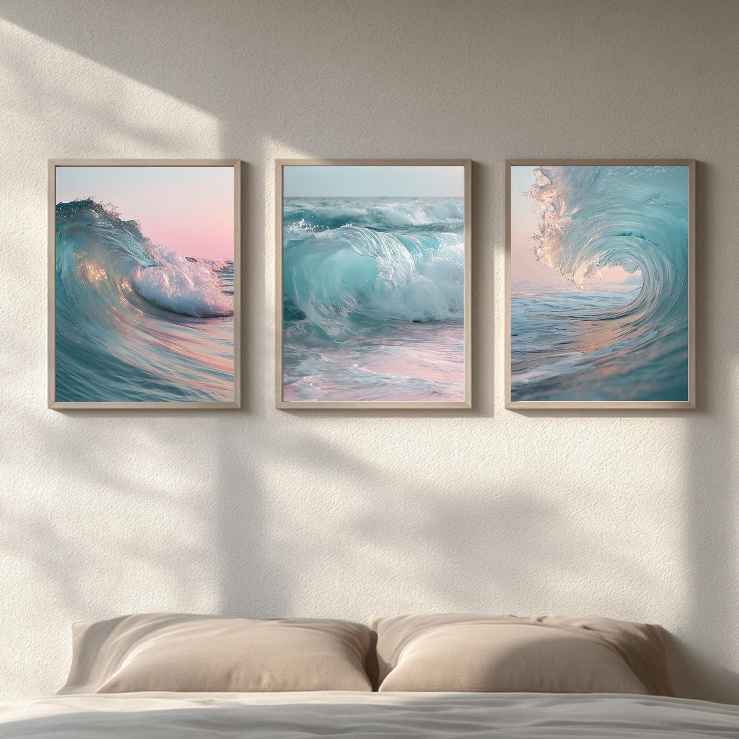 Modern Ocean Surfing Palm Trees