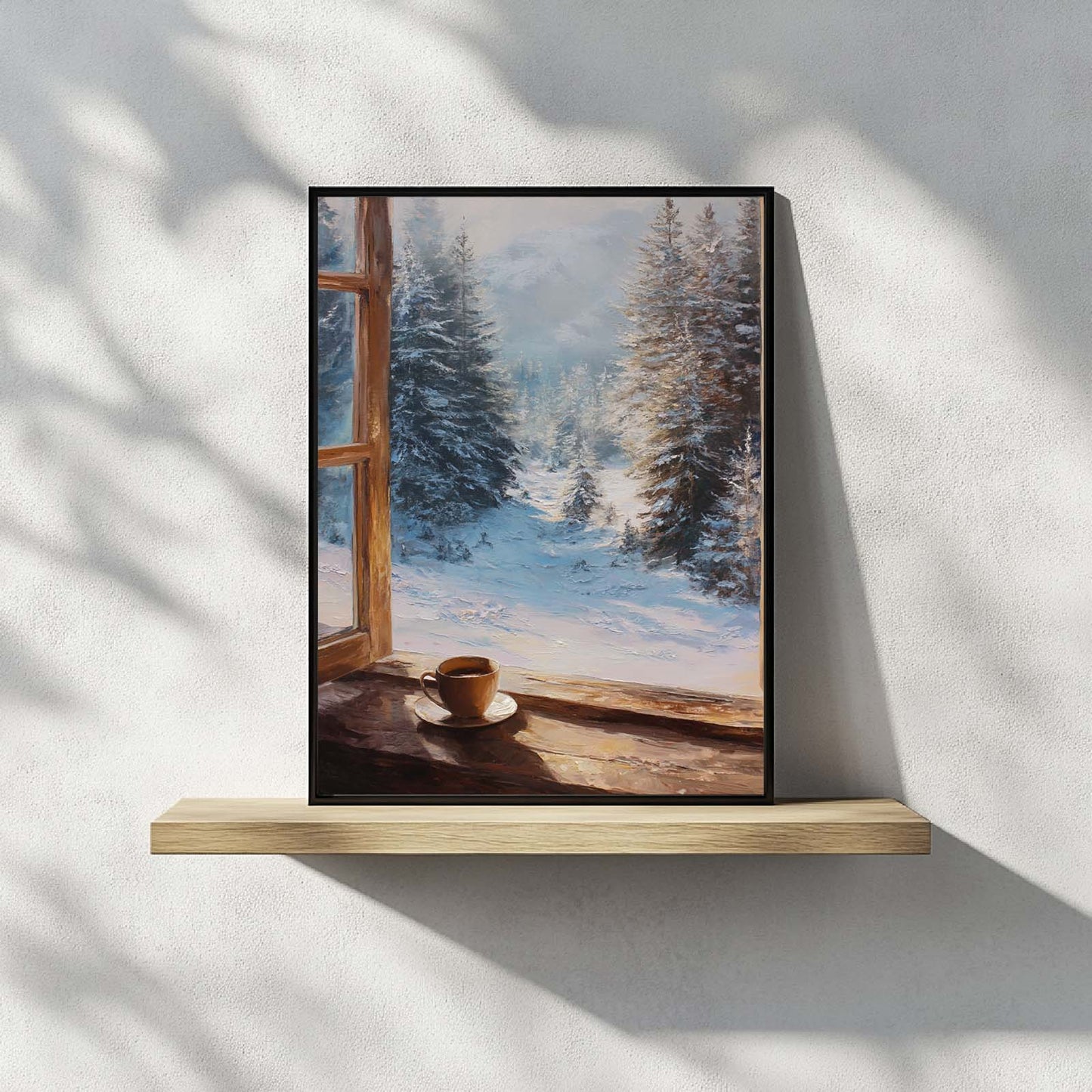 Abstract landscape Snow Winter Christmas