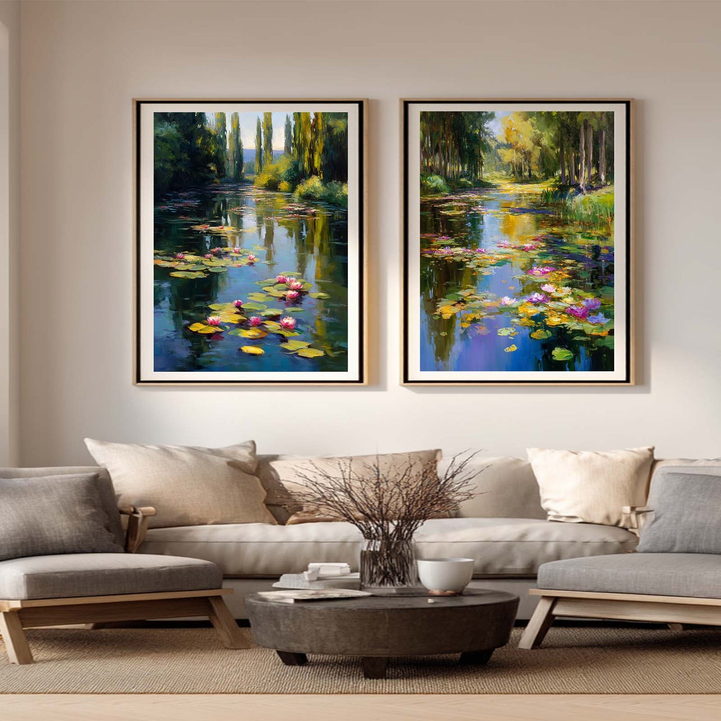 Abstract Water Lilies