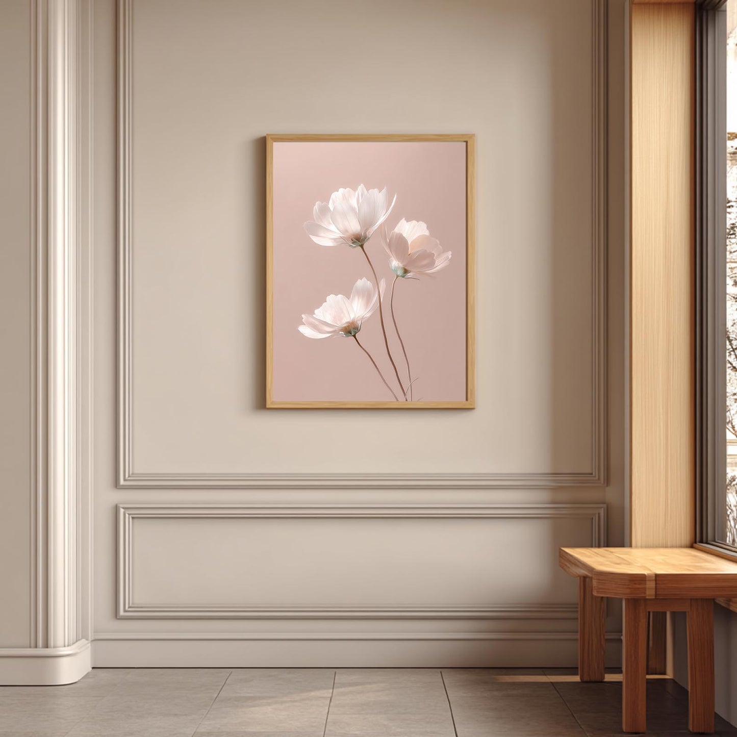 Abstract Pink Floral