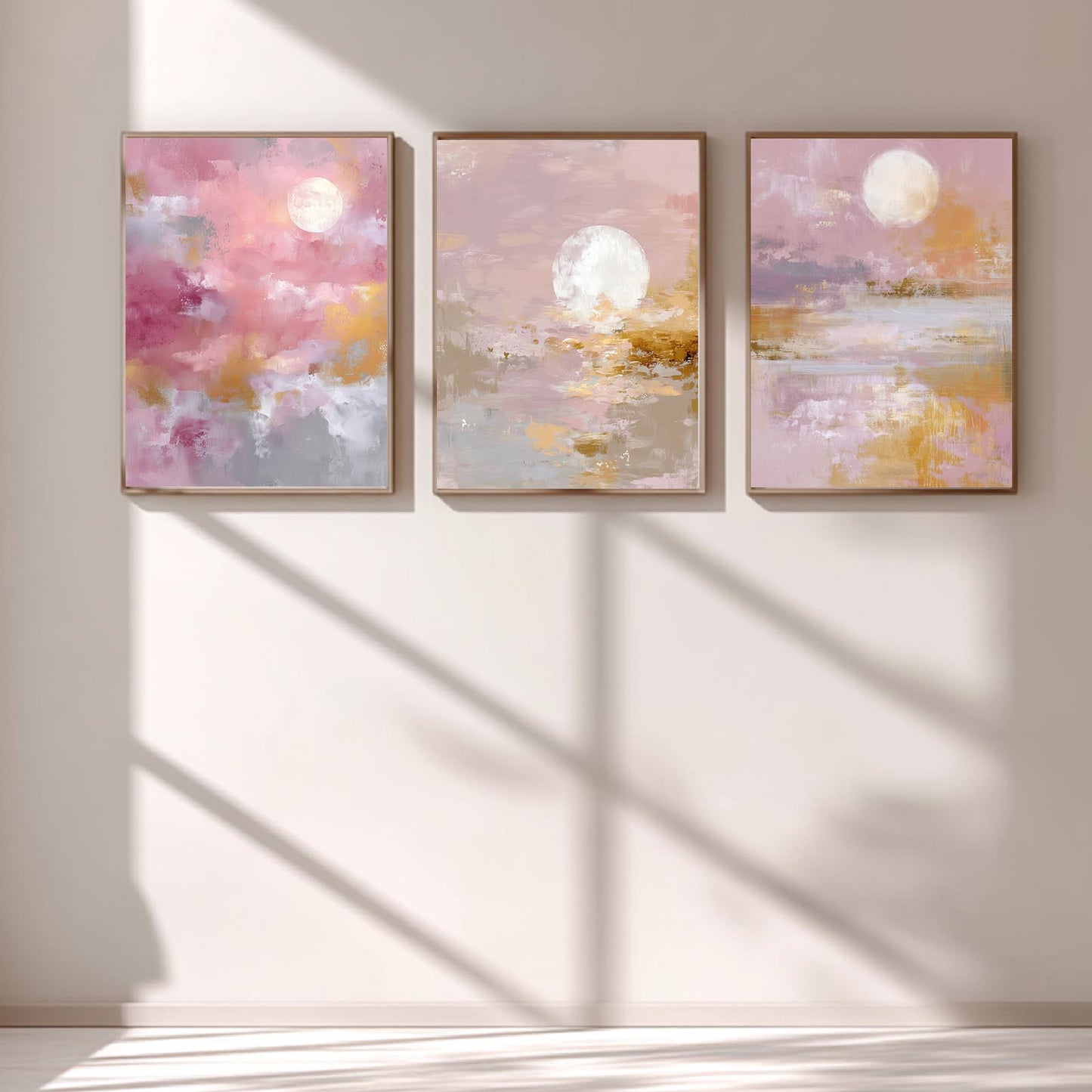 Abstract Pink Moon