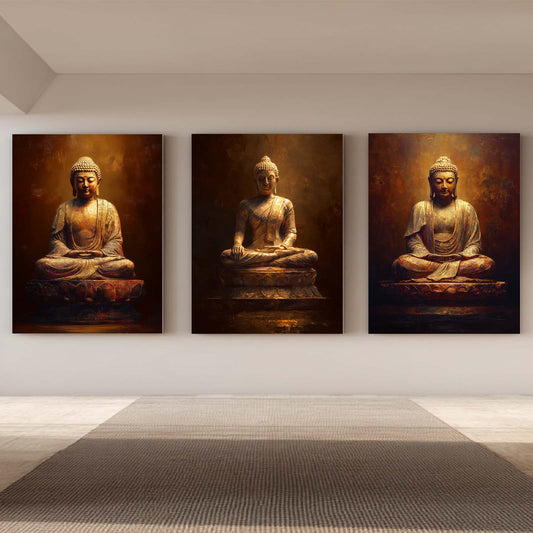 Abstract Vintage Buddha
