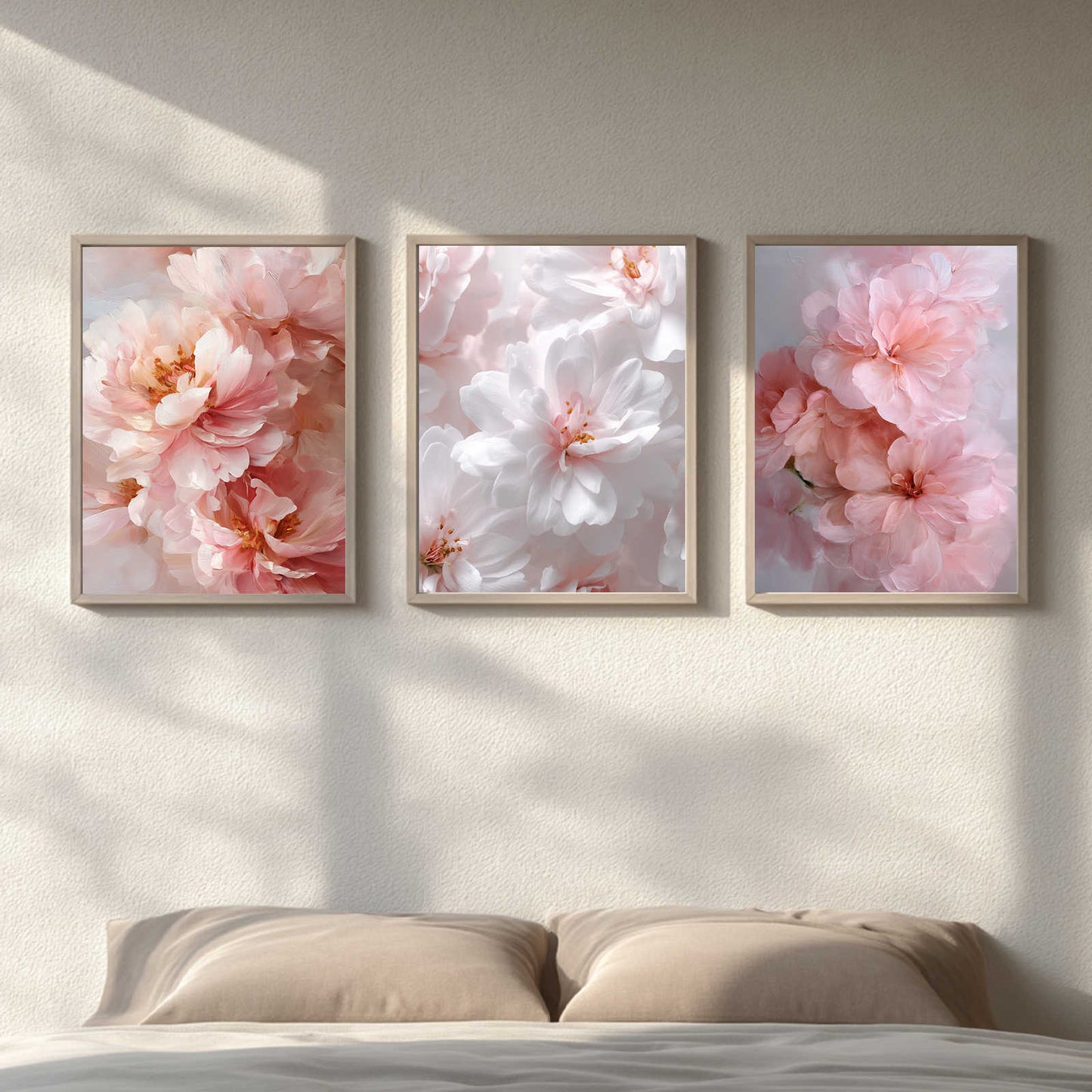 Modern Pink and White Flowers Spring