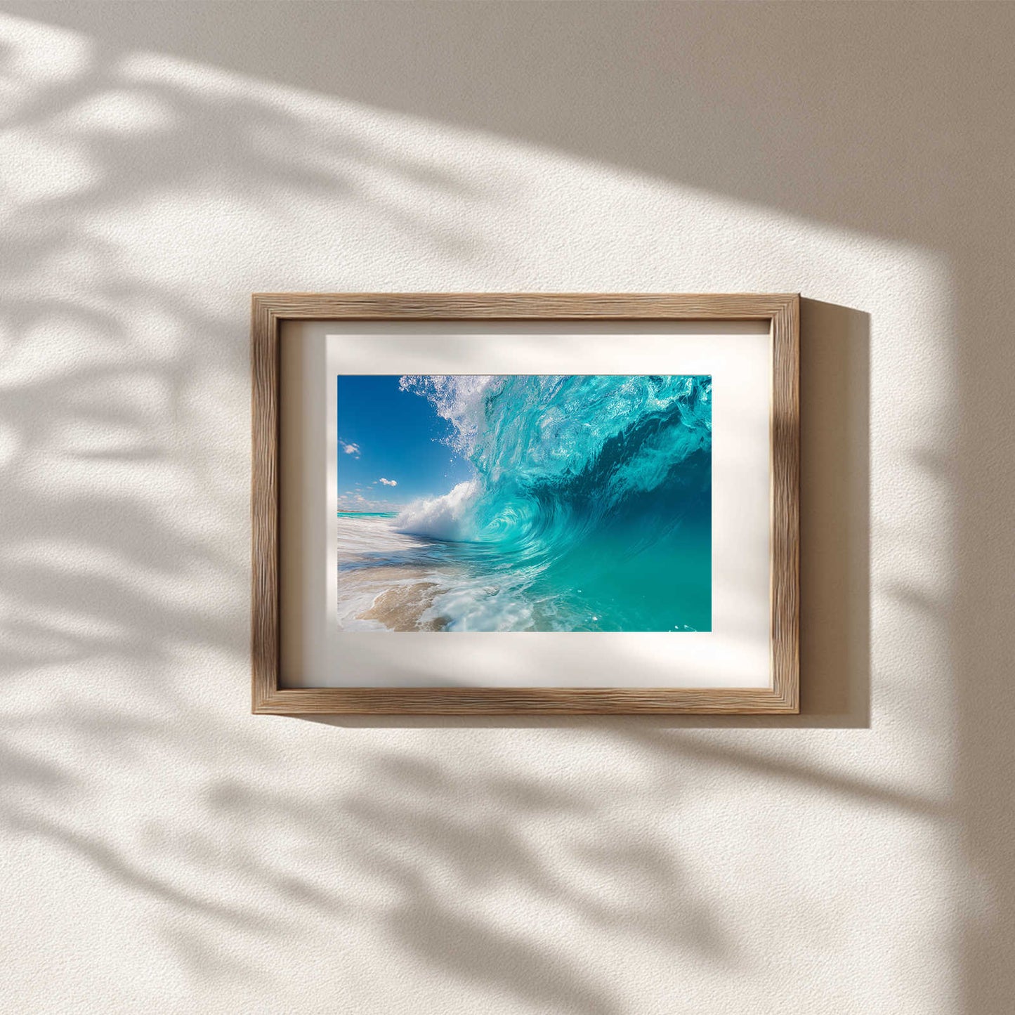 Modern Blue Sea Waves