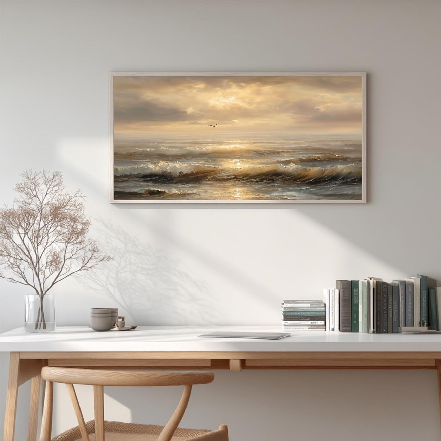 Abstract Landscape Sunshine and Sea