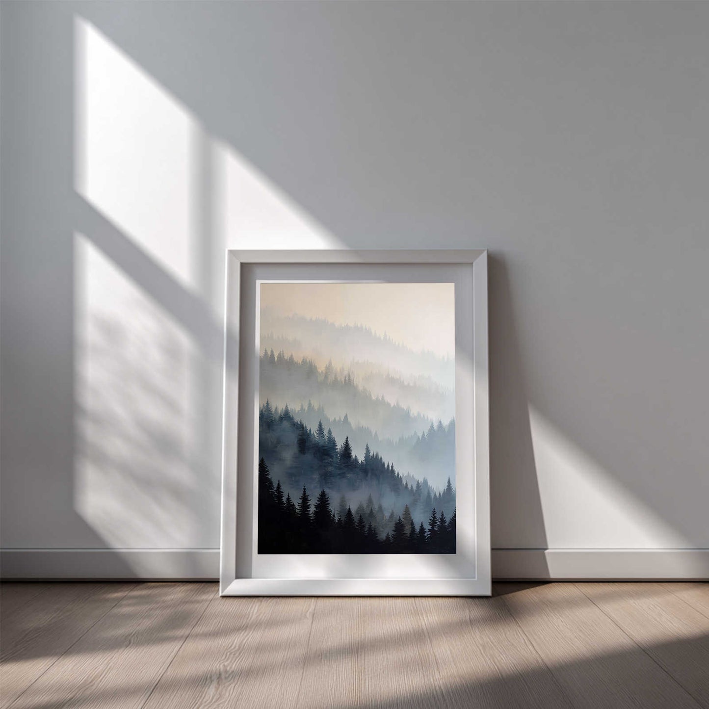 Abstract Landscape Mountain Forest