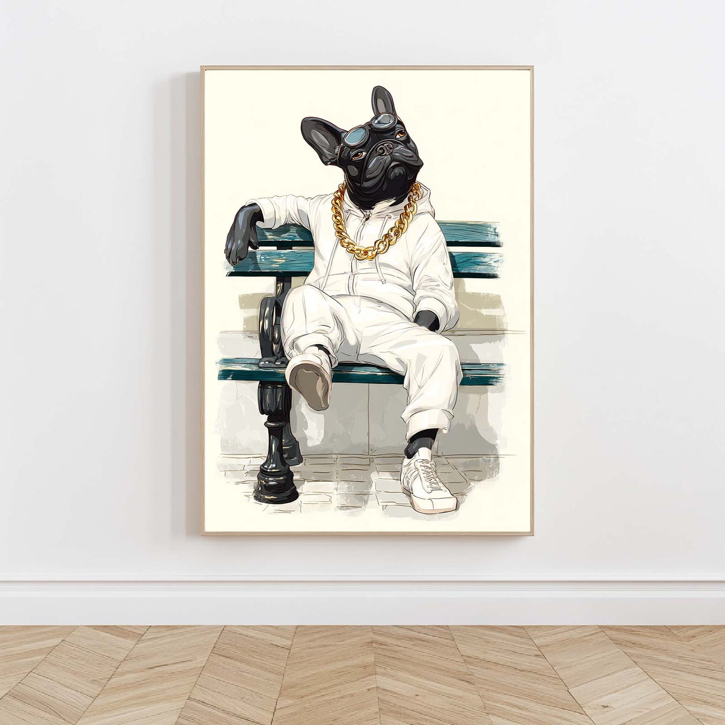Abstract Funny Animals French Bulldog