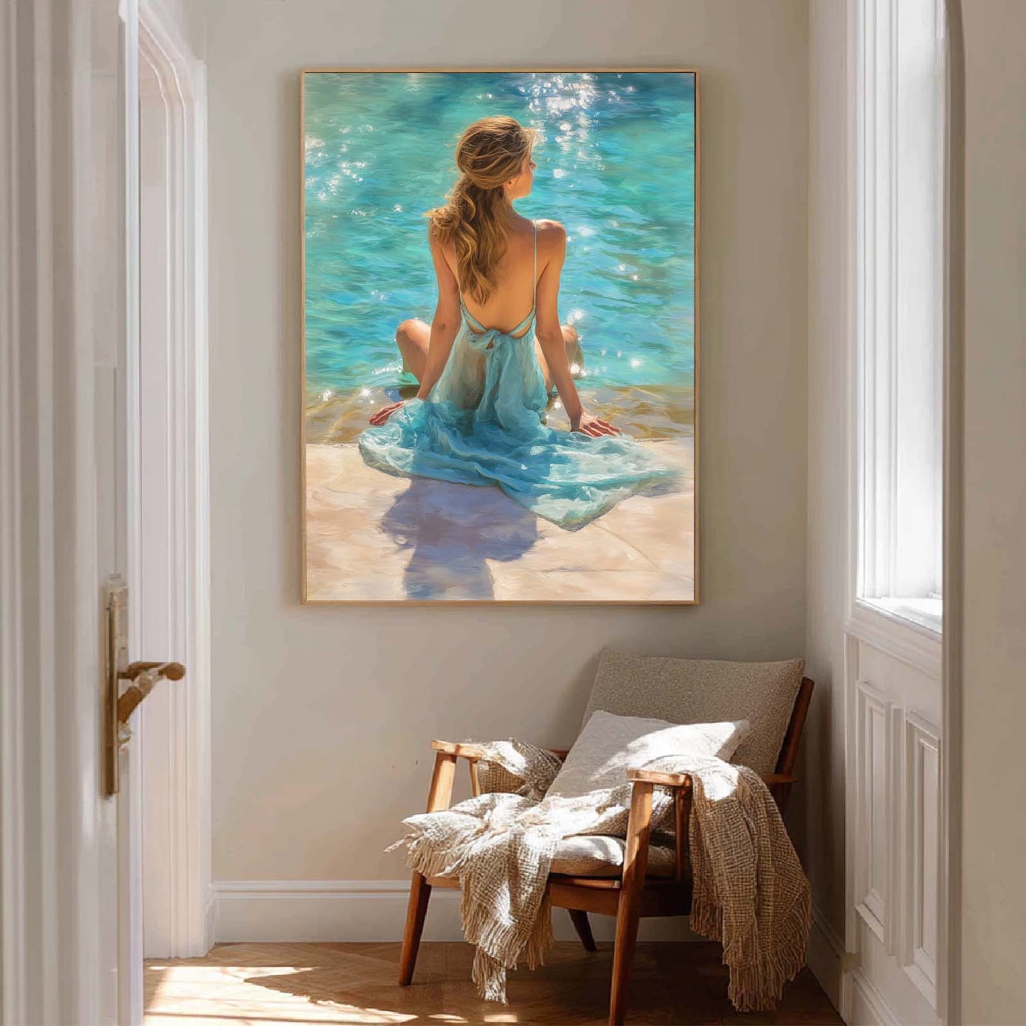 Summer Girl Abstract Wall Art