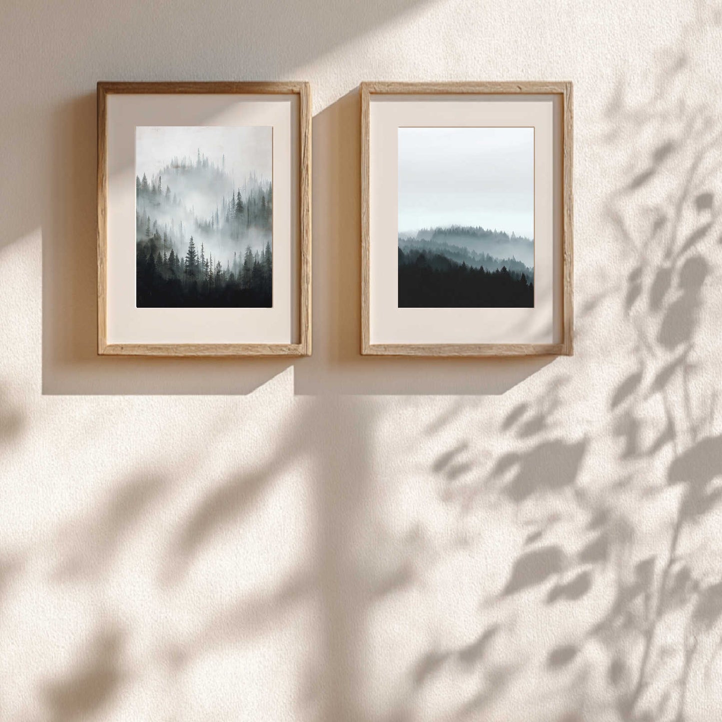 Mountain Forest Abstract Landscape