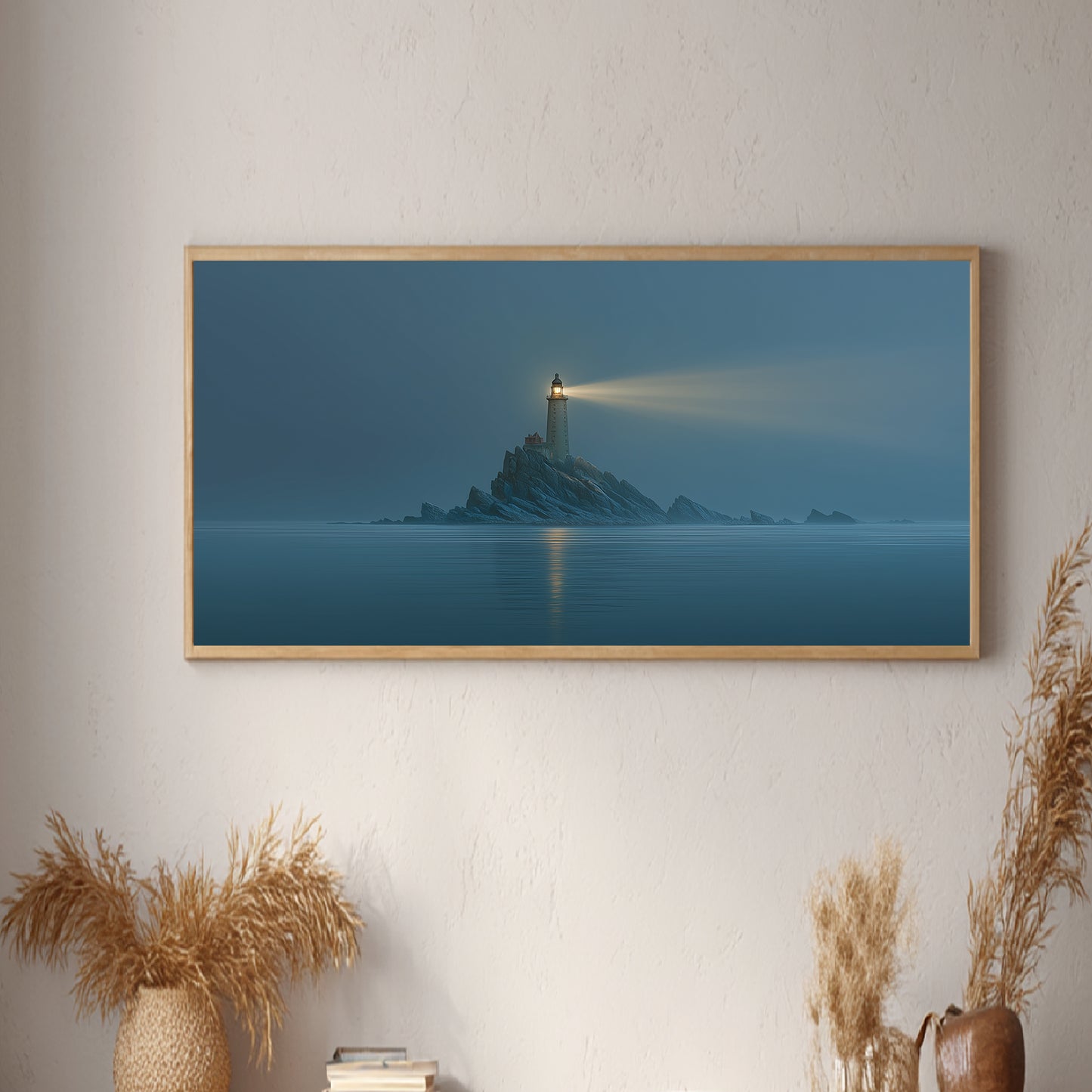Abstract Landscape The Sea Lighthouse