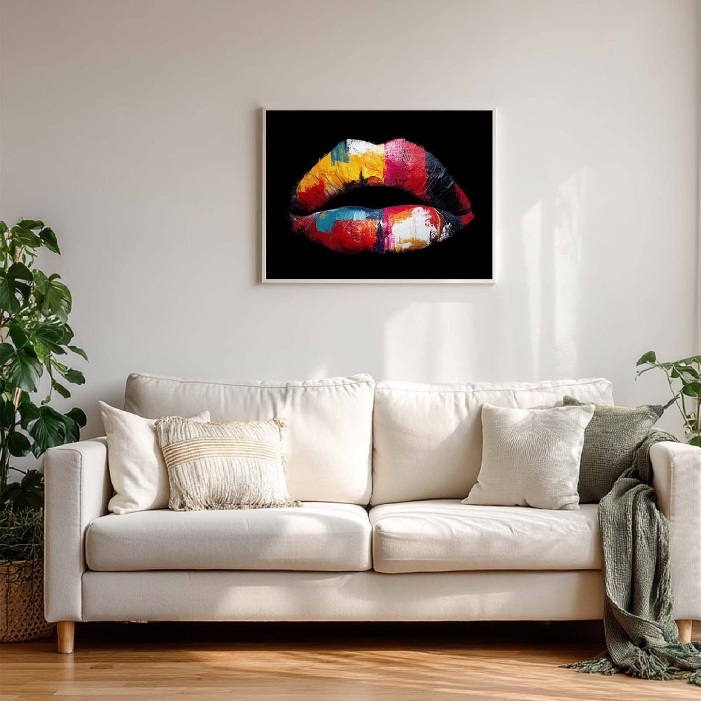 Colored Lips Abstract