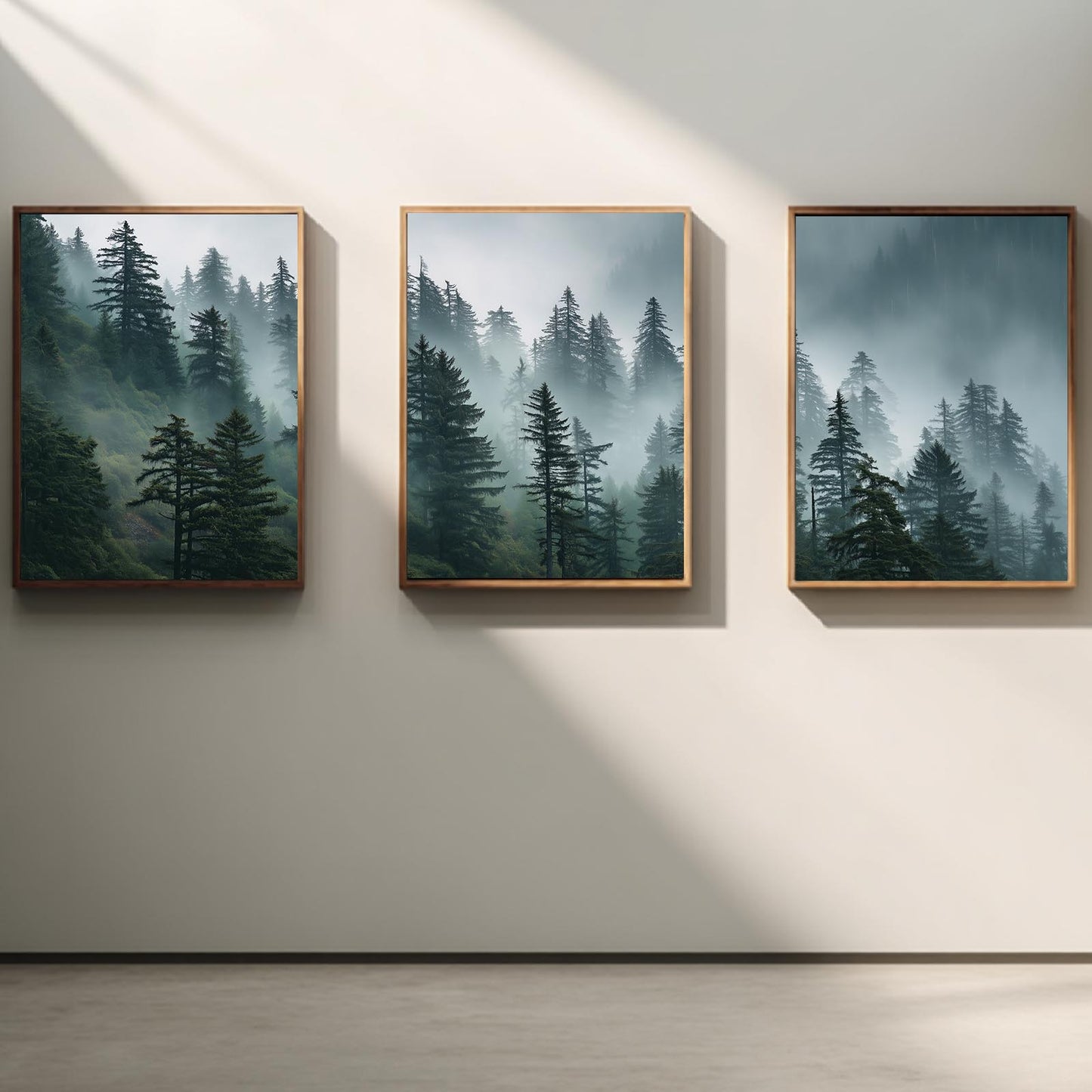 Modern Nordic Mountain Forest Deer