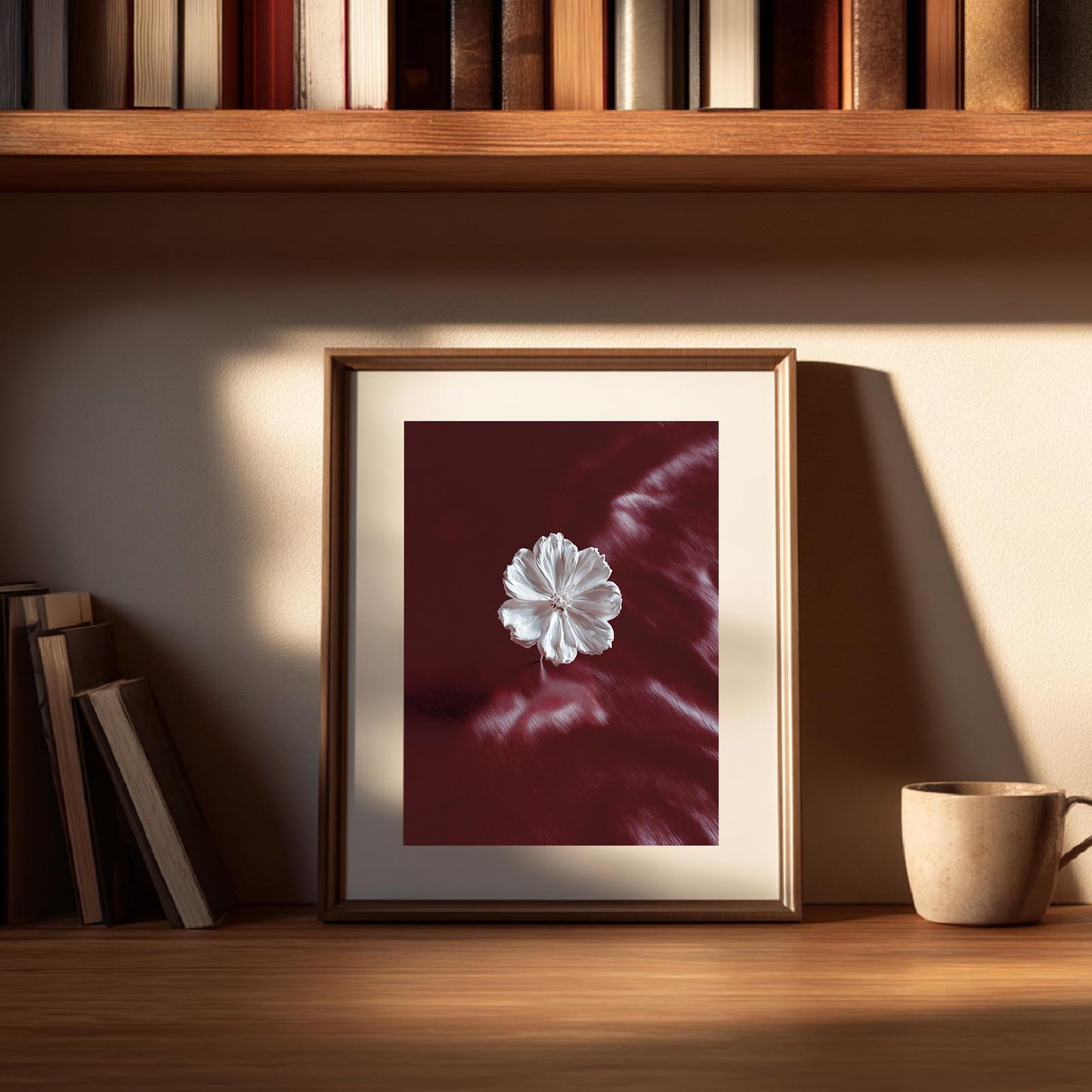 Abstract Plants White Flower