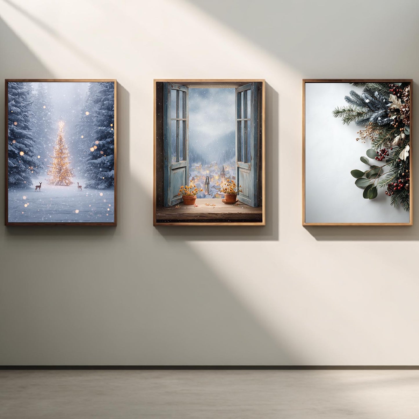 Christmas Winter Theme Abstract