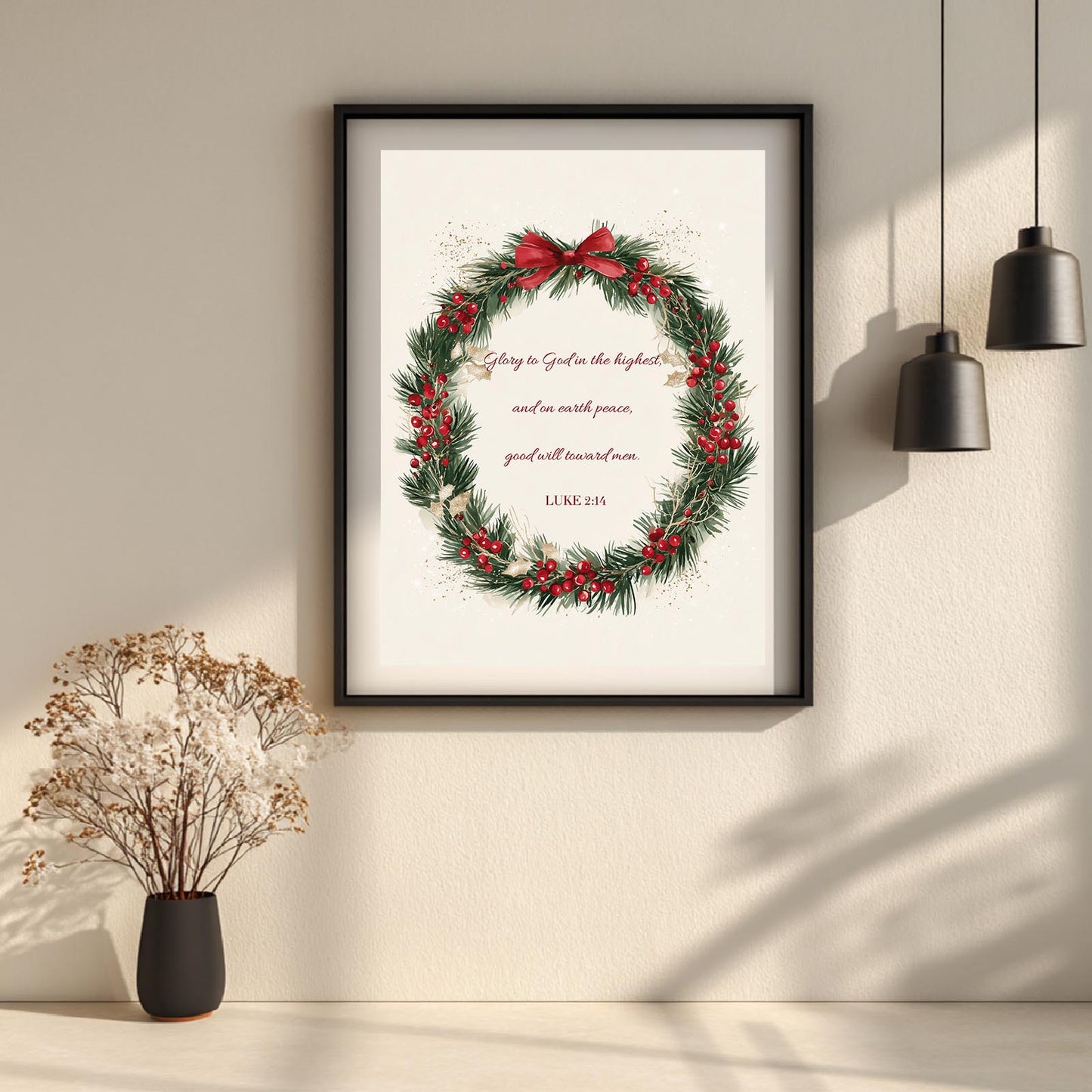 Modern Christmas Quotes Abstract