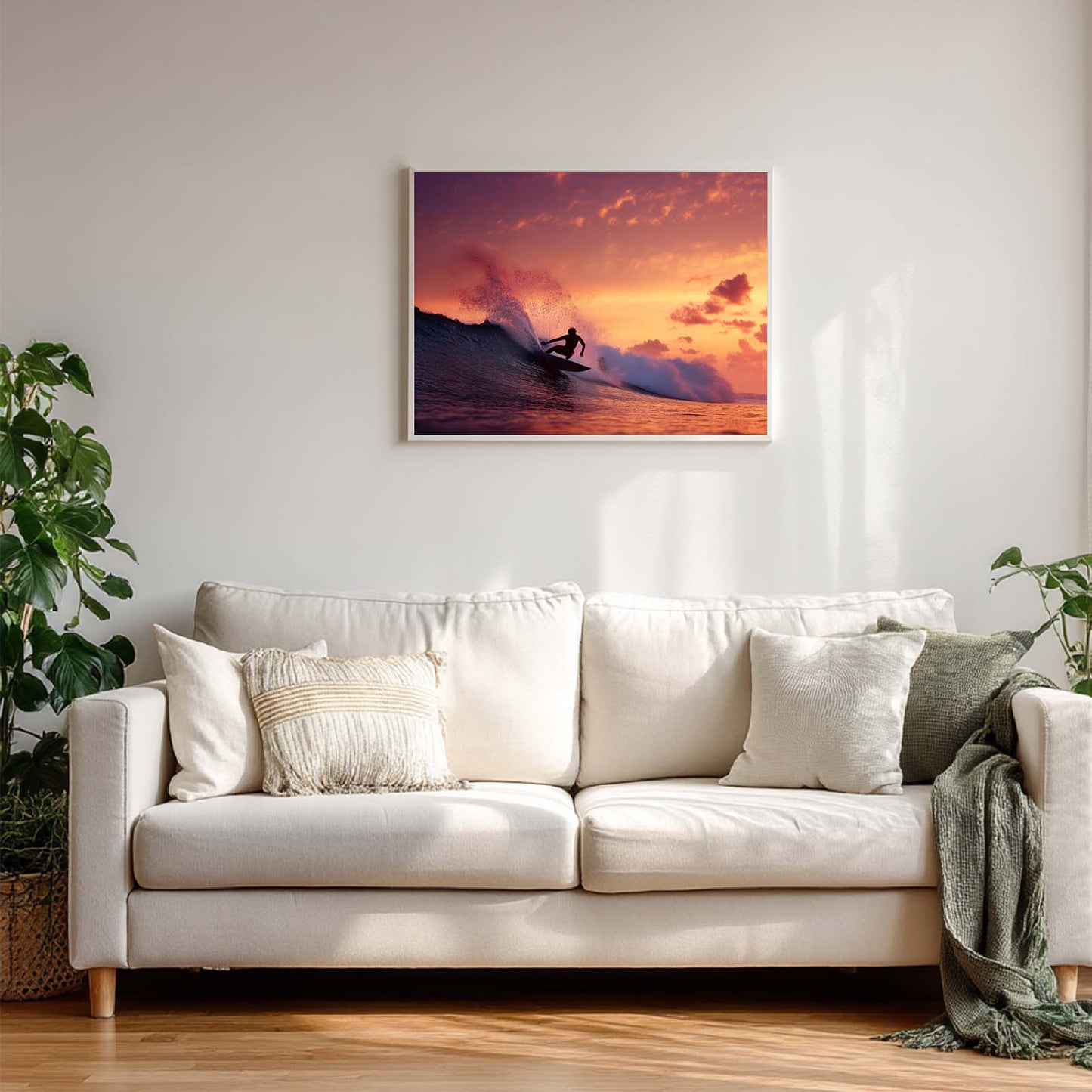 Abstract Oil Painting Sport Surfing