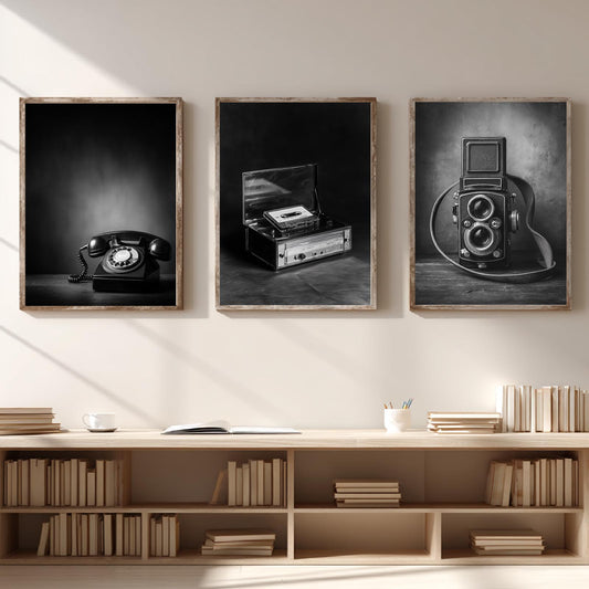 Vintage Black White