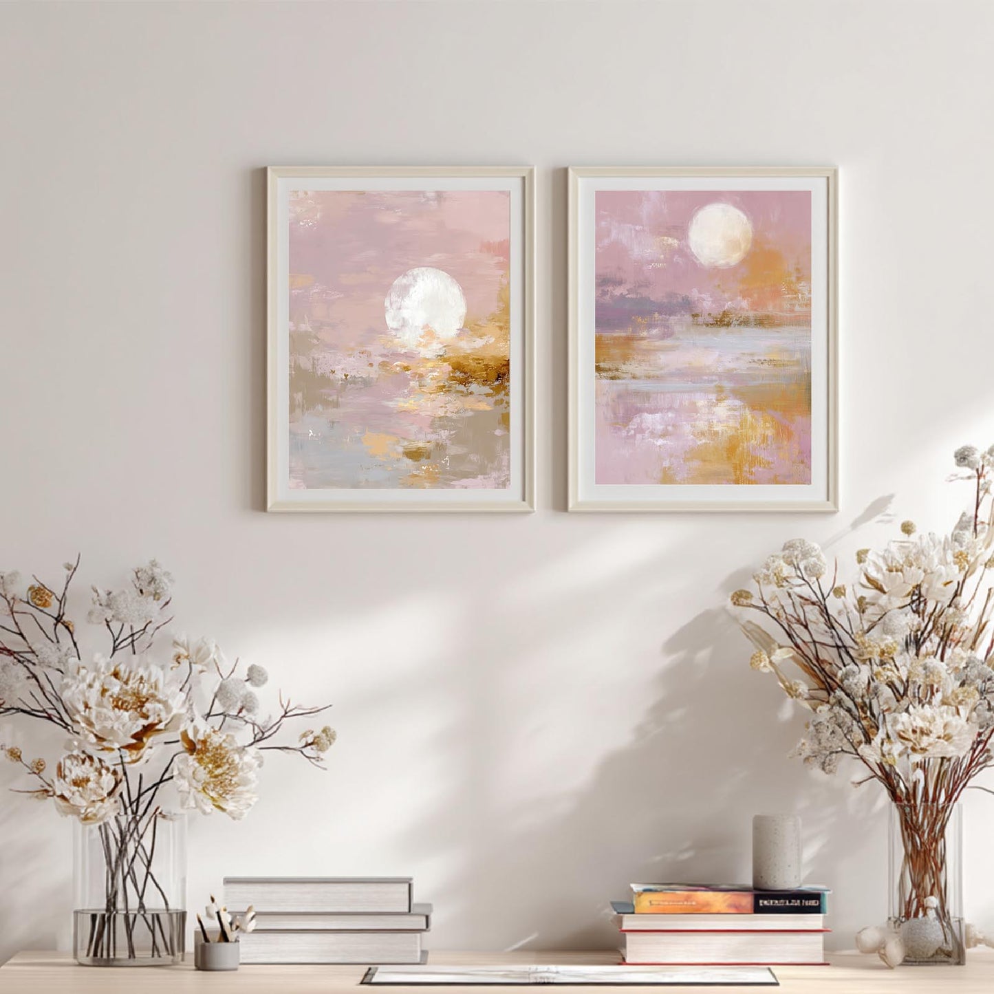 Abstract Pink Moon