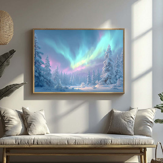 Abstract Landscape Aurora