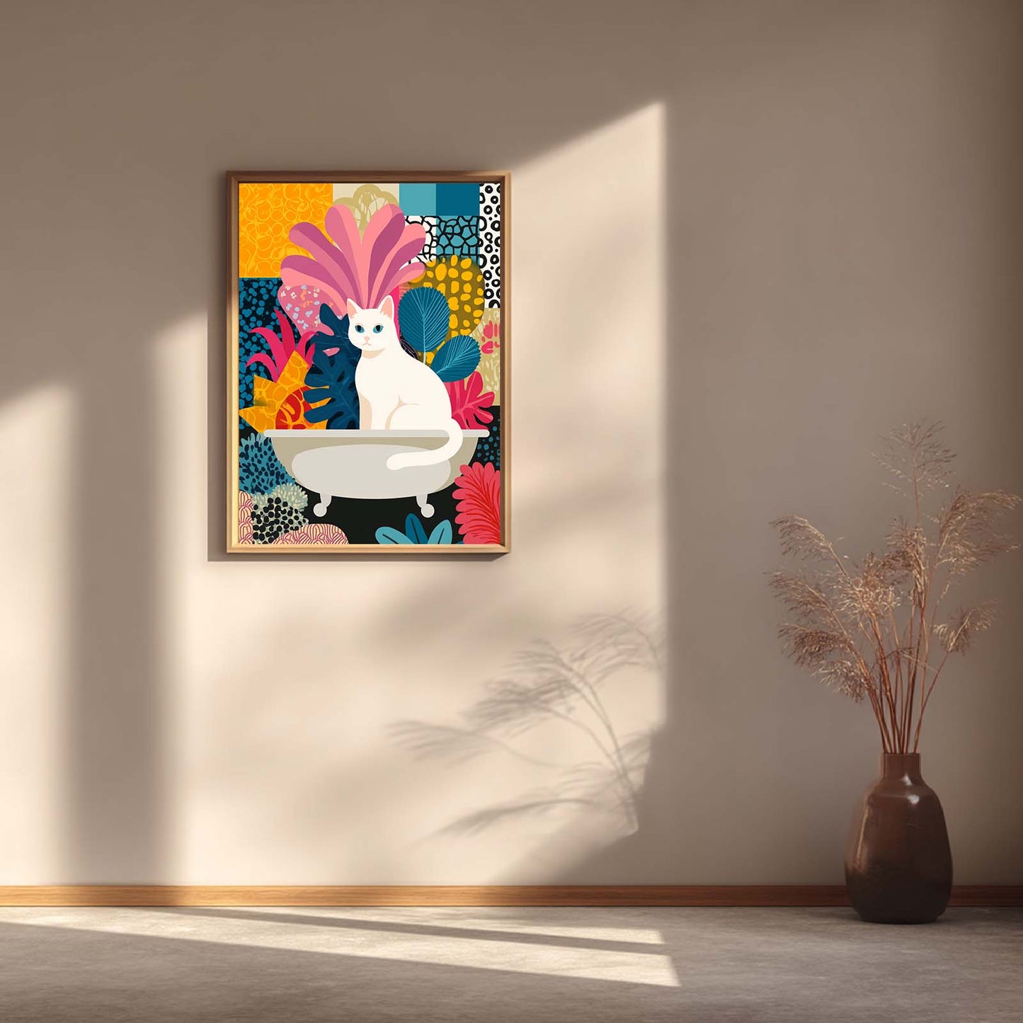 Canvas Painting Abstract Funny Animals Wall Art Pictures for Living Room Bedroom Decoration Canvas Pictures Poster Frameless