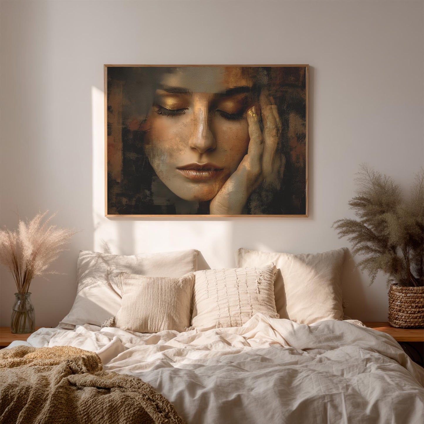 Abstract Beautiful Woman Portrait