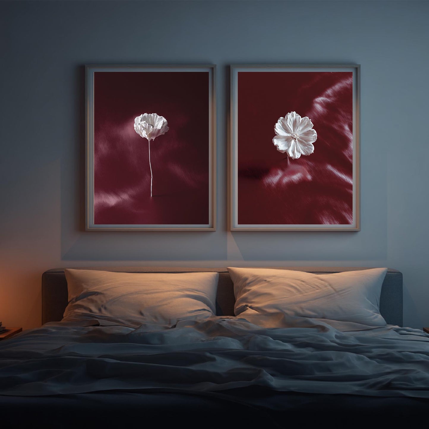 Abstract Plants White Flower