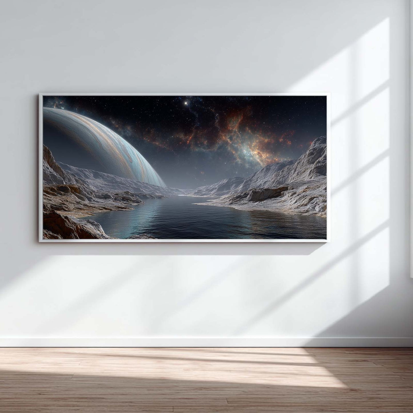 Abstract Landscape Barren Gaseous Planet