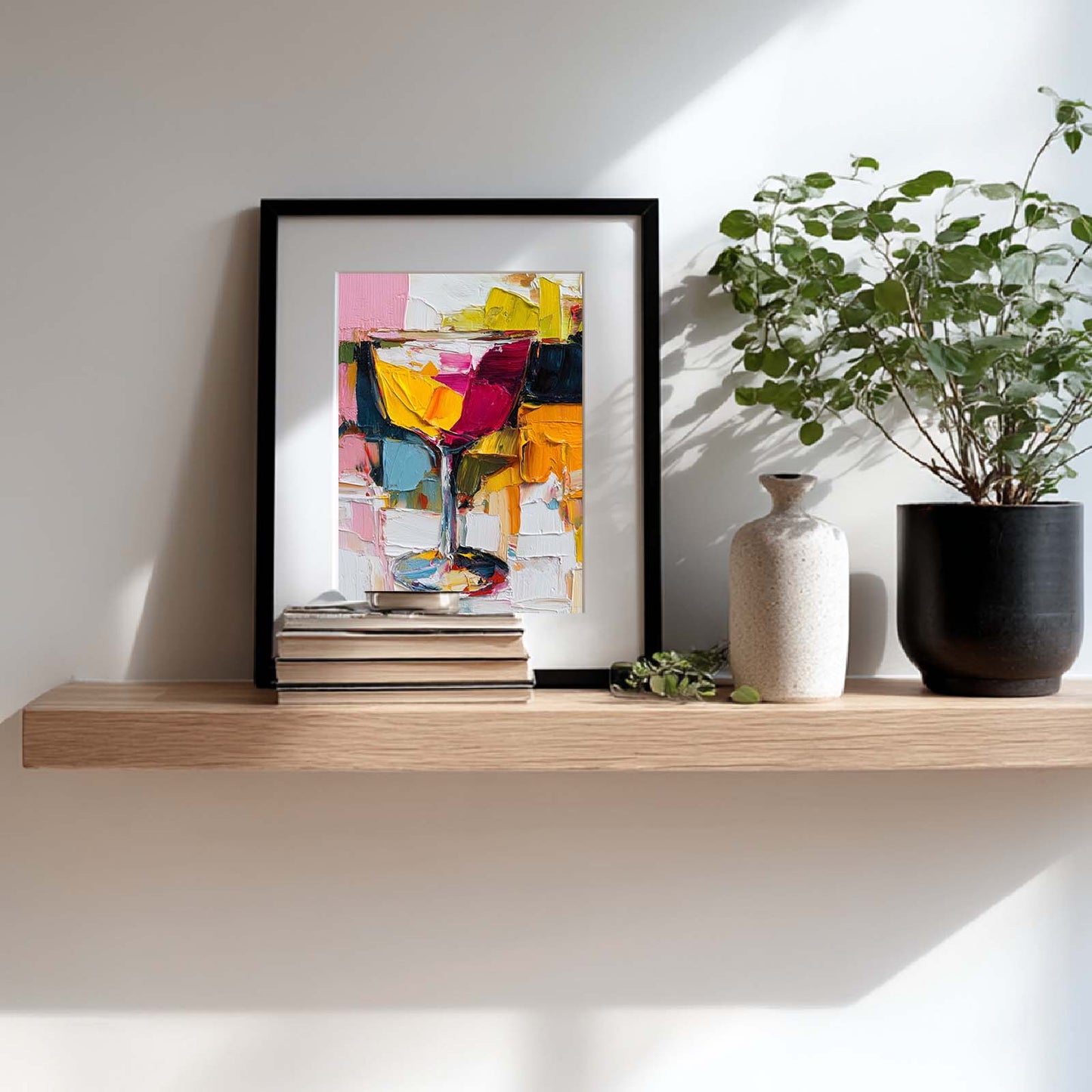 Abstract Oil Painting Cocktail