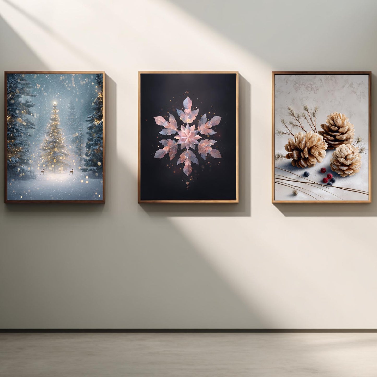 Christmas Winter Theme Abstract