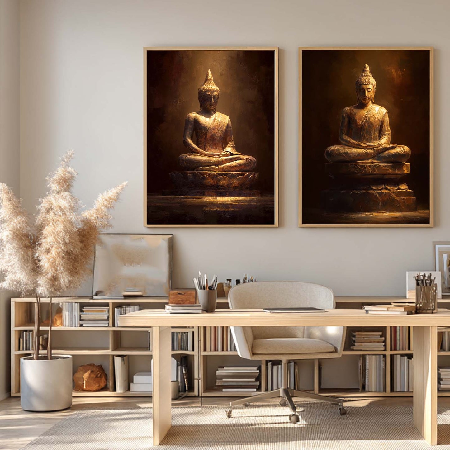 Abstract Vintage Buddha