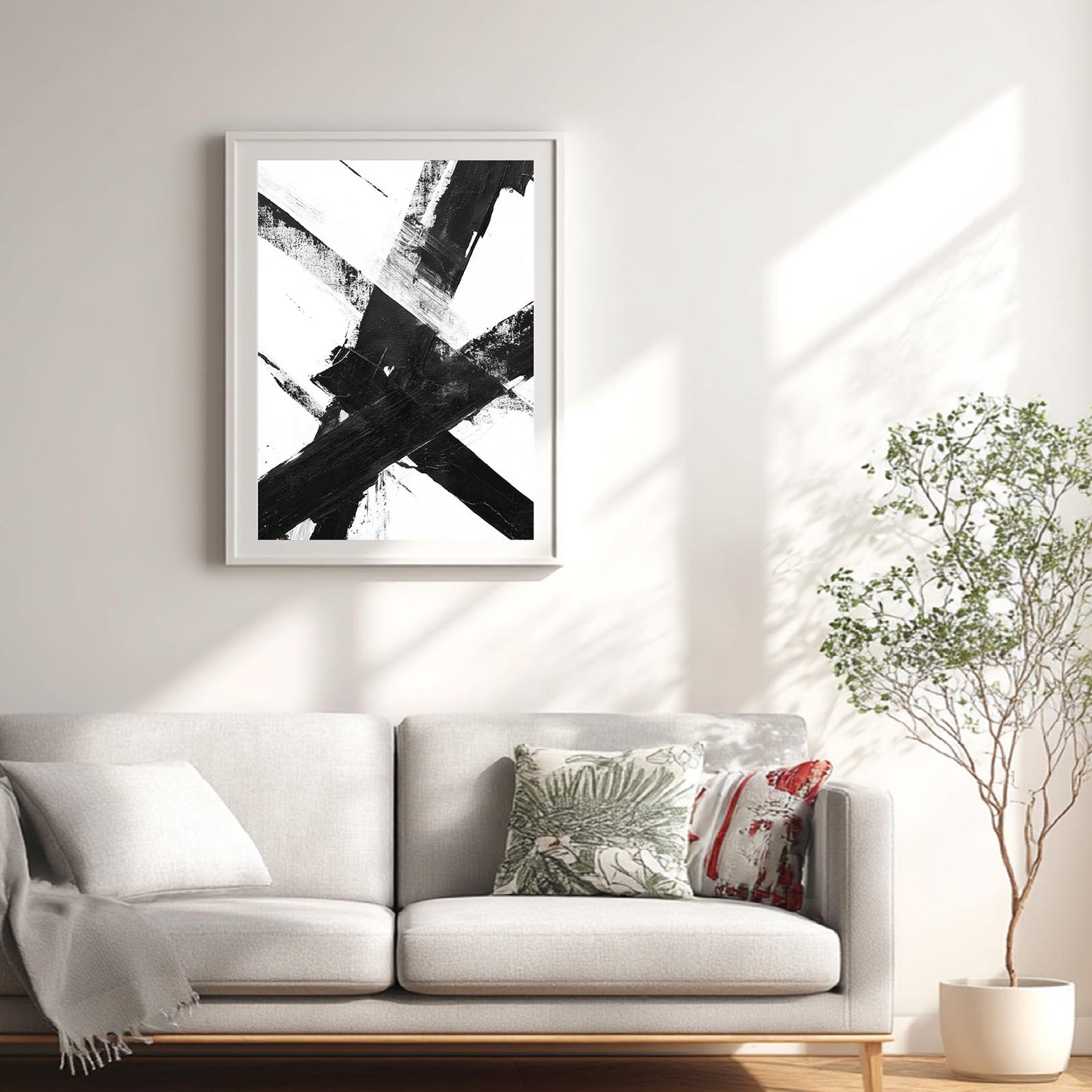 Minimalist Abstract Black Line