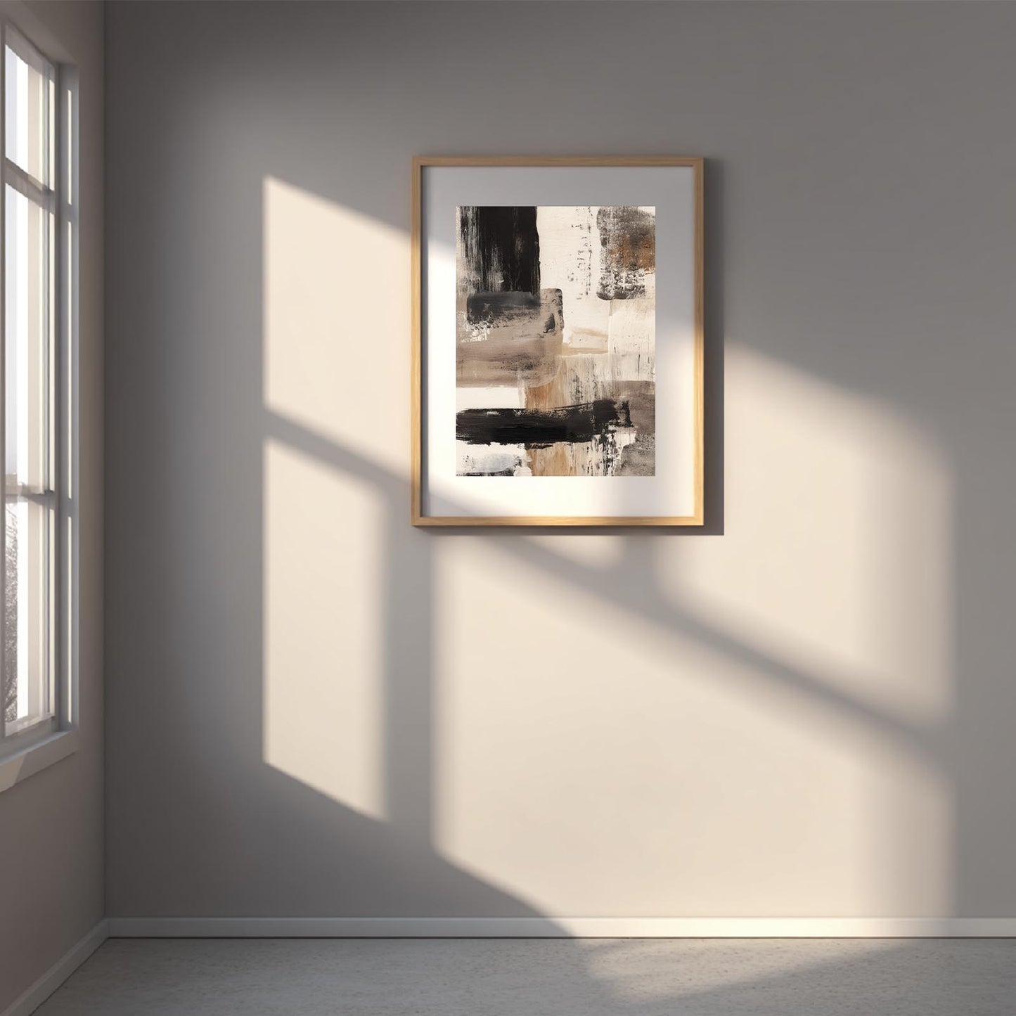 Abstract Beige Brown